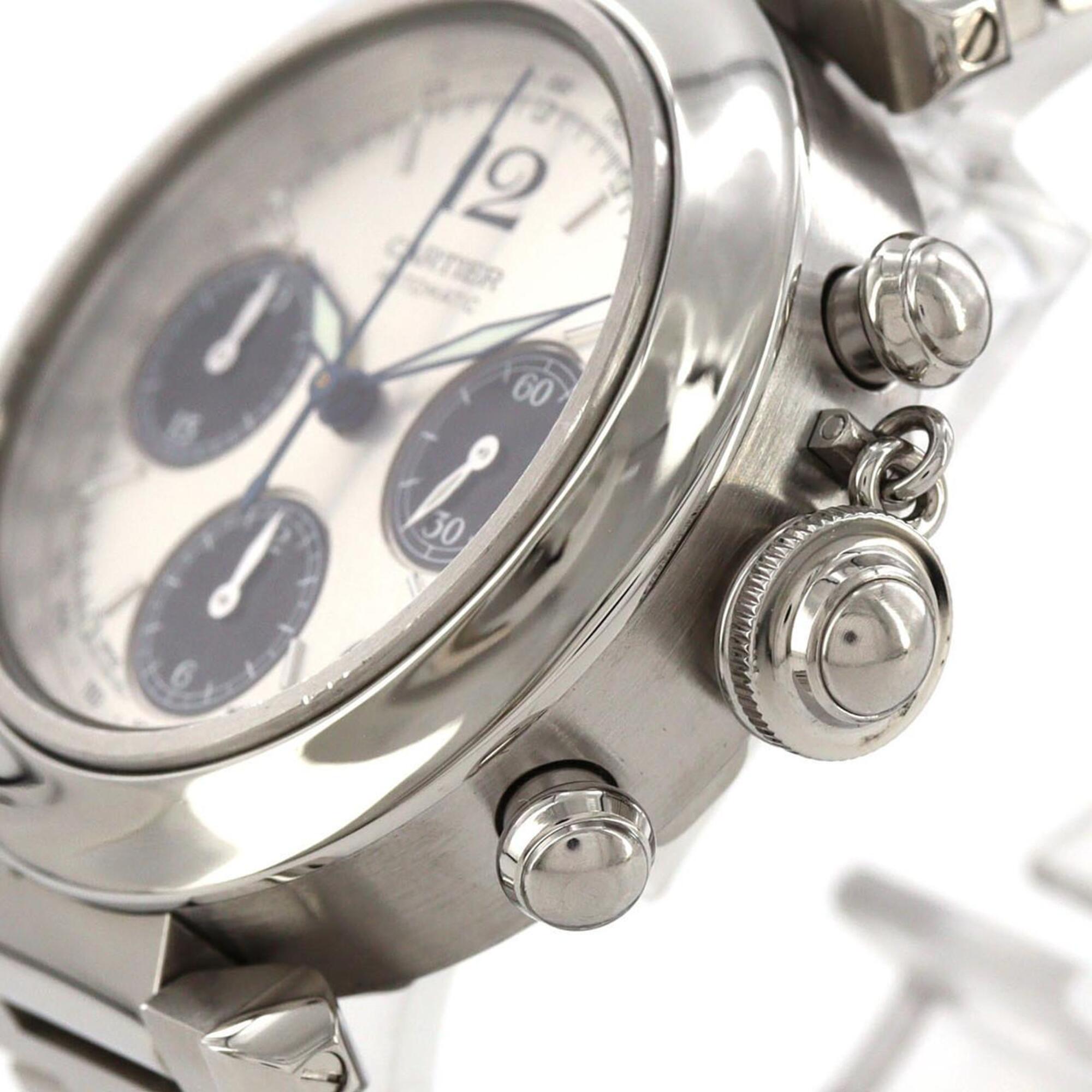 Cartier Pasha C Chronograph W31048M7 Stainless Steel Automatic