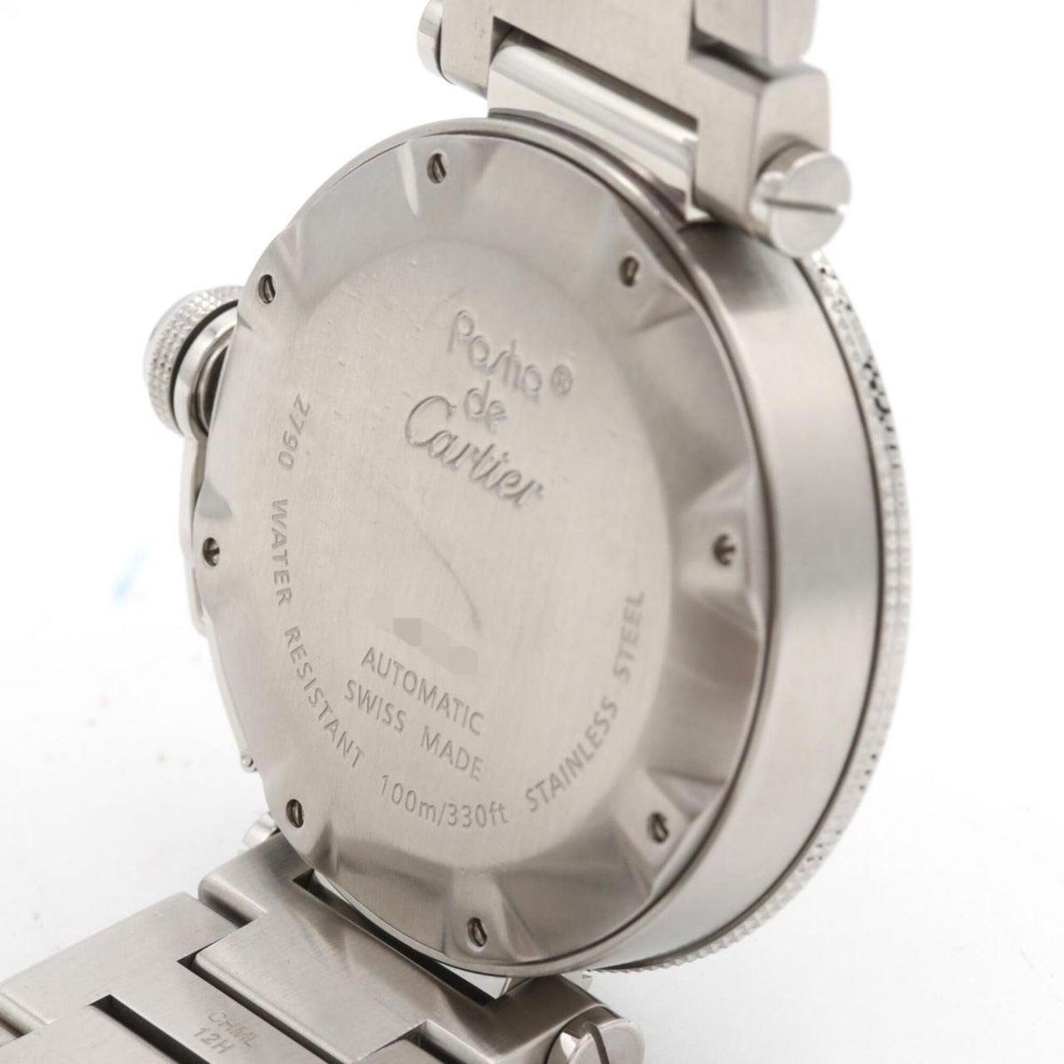 Cartier Pasha Seatimer W31080M7 Silver Dial 40mm Watch