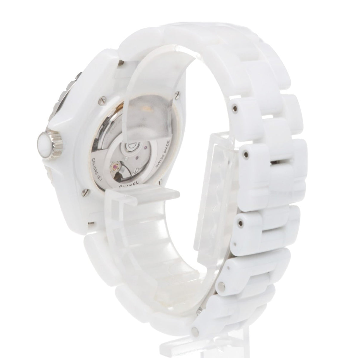 Chanel J12 Weiß Keramik H5700 Weiß Zifferblatt 39mm Uhr