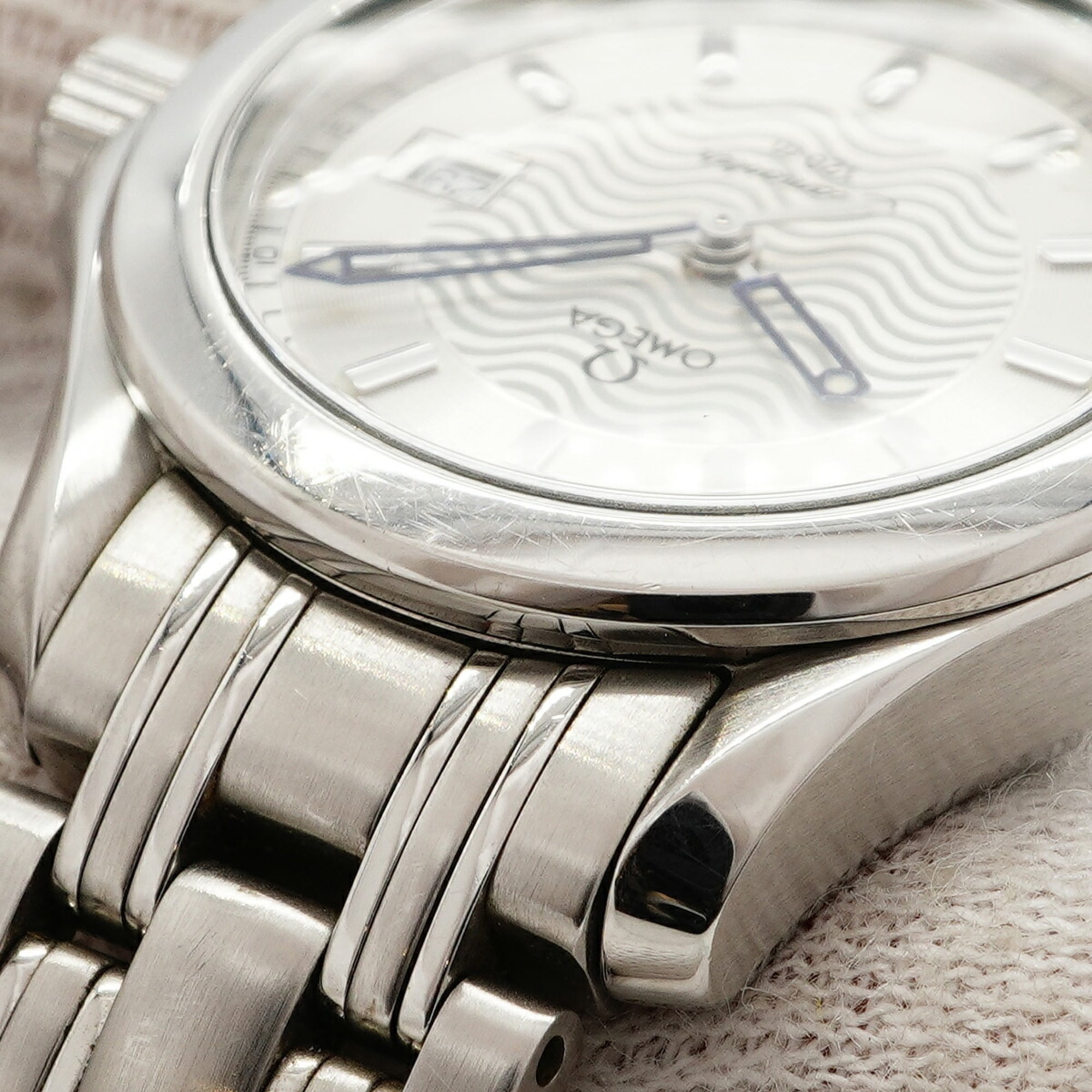 Omega Seamaster 2571.31 Damenuhr mit Silber Zifferblatt