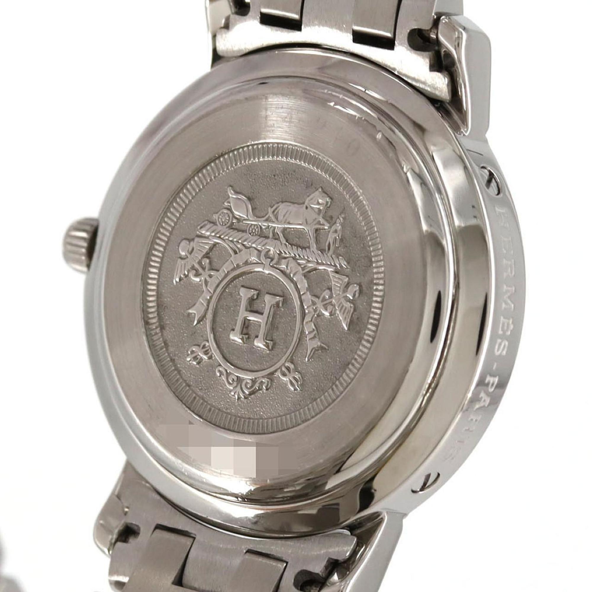 Hermès Clipper CL4.210 roestvrijstalen quartzhorloge