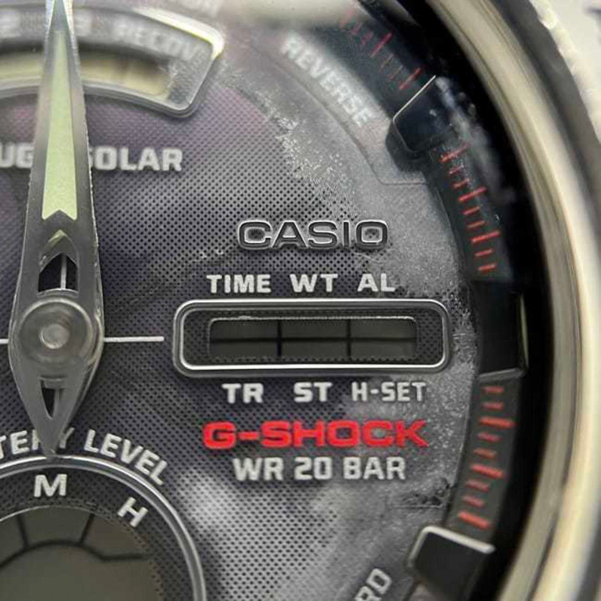 Casio The G Series Watch f-24971 Silver/Purple G-Shock GW-1210J Men's Stainless Steel Quartz CASIO Digital/Analog ec-24971