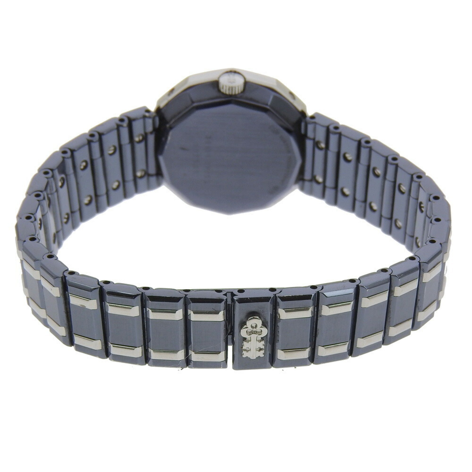 Corum Admiral's Cup-horloge 39.610.30.V50 Roestvrij staal x Gun Blue Kwarts Analoog display Marineblauwe wijzerplaat Admirals Dames