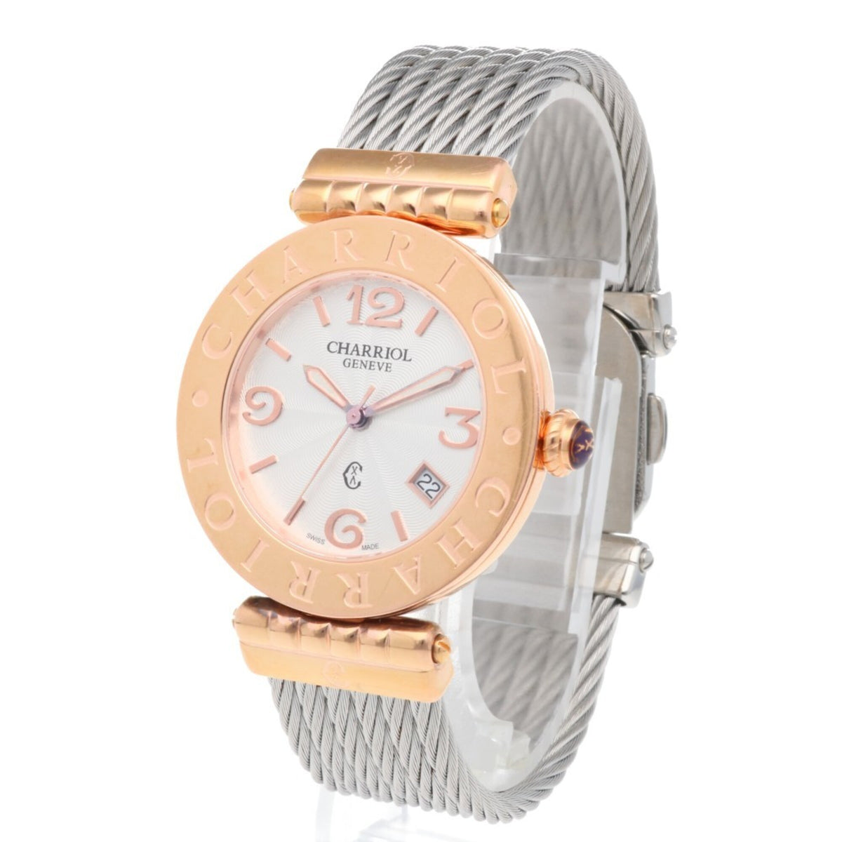 Charriol GZl1l6z7 horloge met wijzerplaat, 36 mm