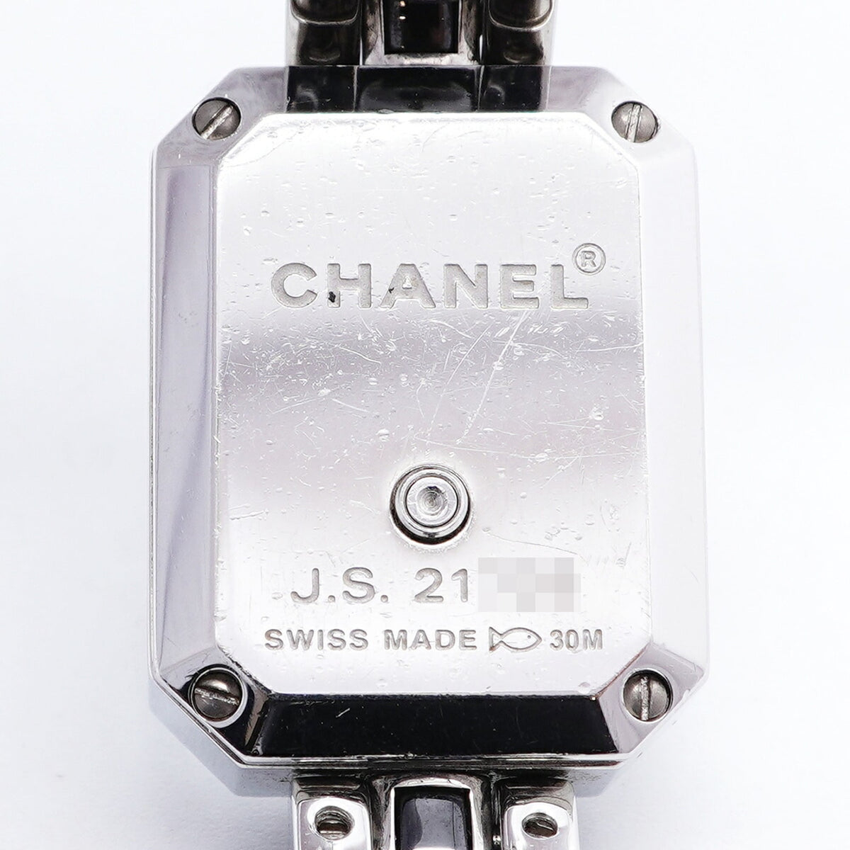 Chanel Première H2163 Black Dial 15mm Watch