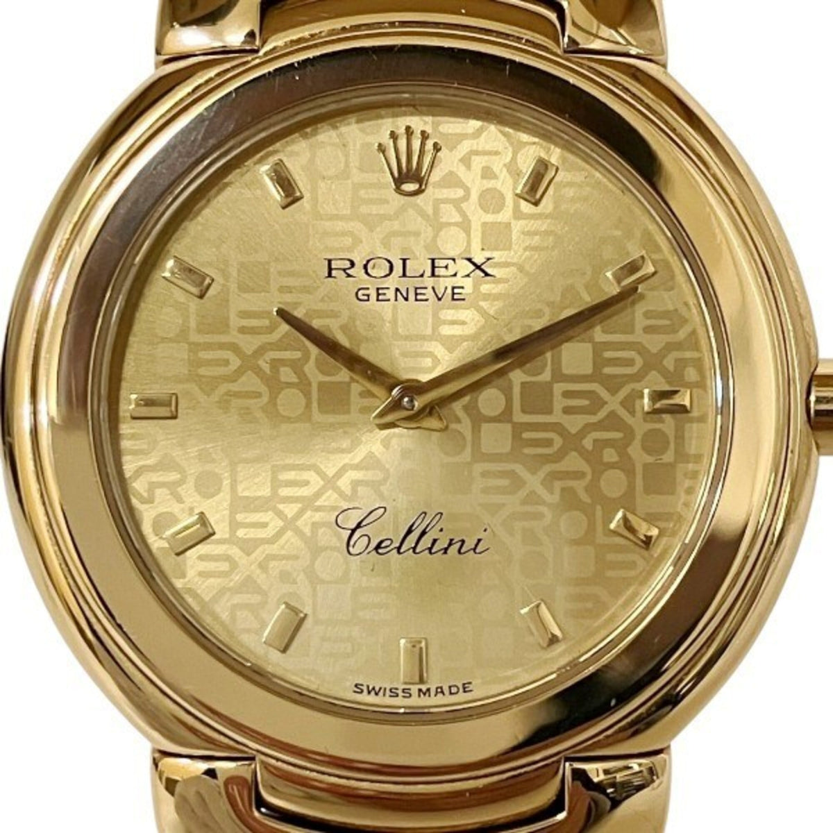 Montre Rolex Cellini 6622 à cadran doré, 33 mm