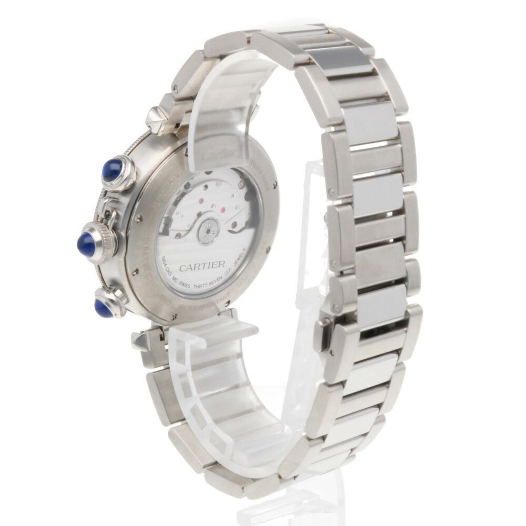 Cartier Pasha de horloge, roestvrij staal WSPA0039, automatisch, heren, CARTIER