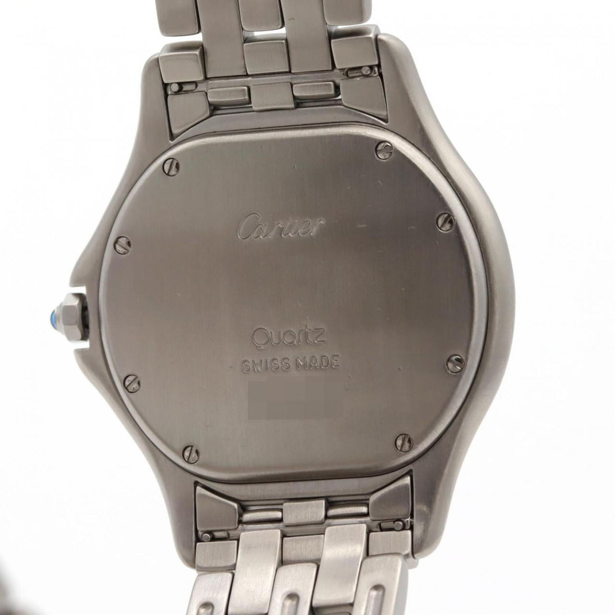 Cartier Panthère Cougar LM W35002F5 Silber Zifferblatt 33 mm Uhr