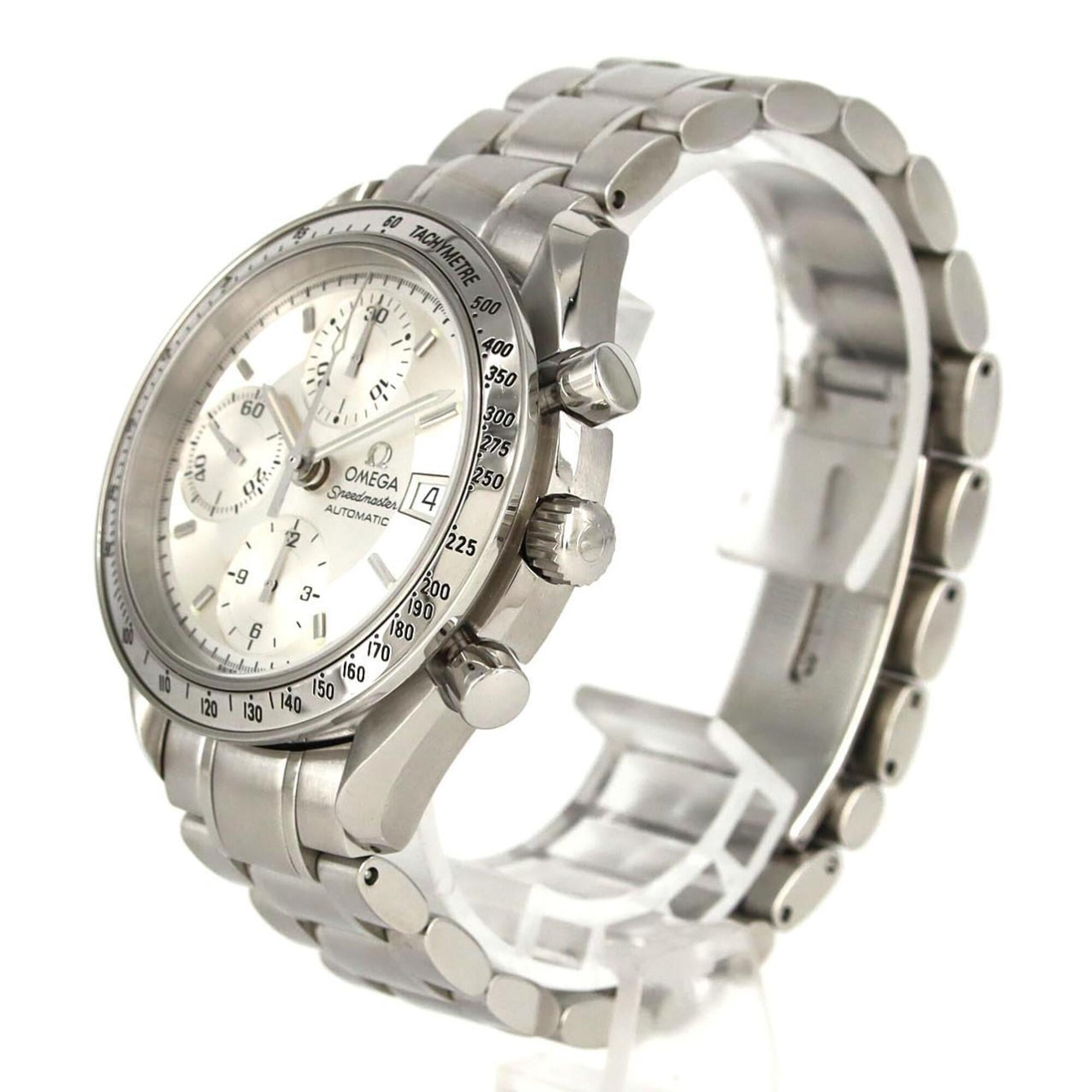 Omega Speedmaster Date 3513.3 Silver Dial 39mm Watch