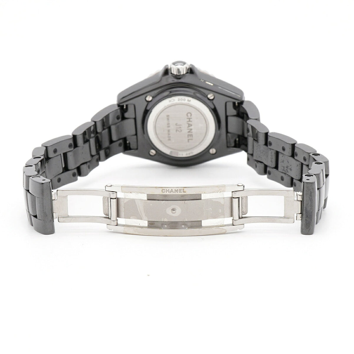 Chanel J12 12P Diamond H5701 Black Dial 33mm Watch