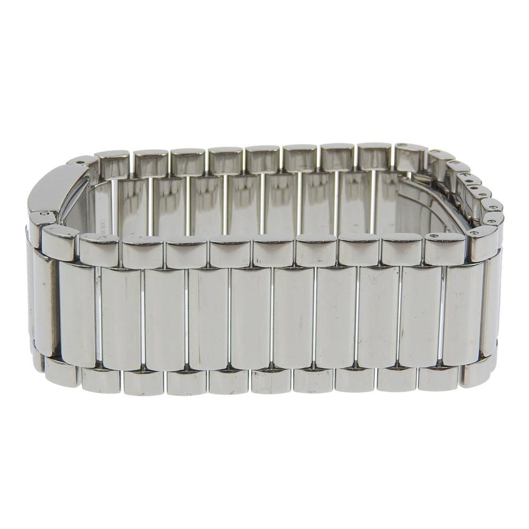 Baume & Mercier Catwalk-horloge 12P Diamond MV045219 Roestvrij staal Kwarts Analoog display Witte wijzerplaat Dames