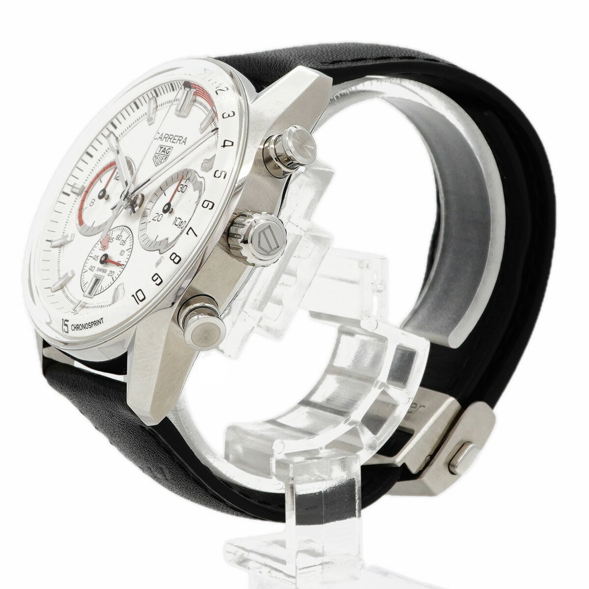TAG Heuer Carrera Chronosprint Porsche CBS2011 Silver Dial Men's Watch