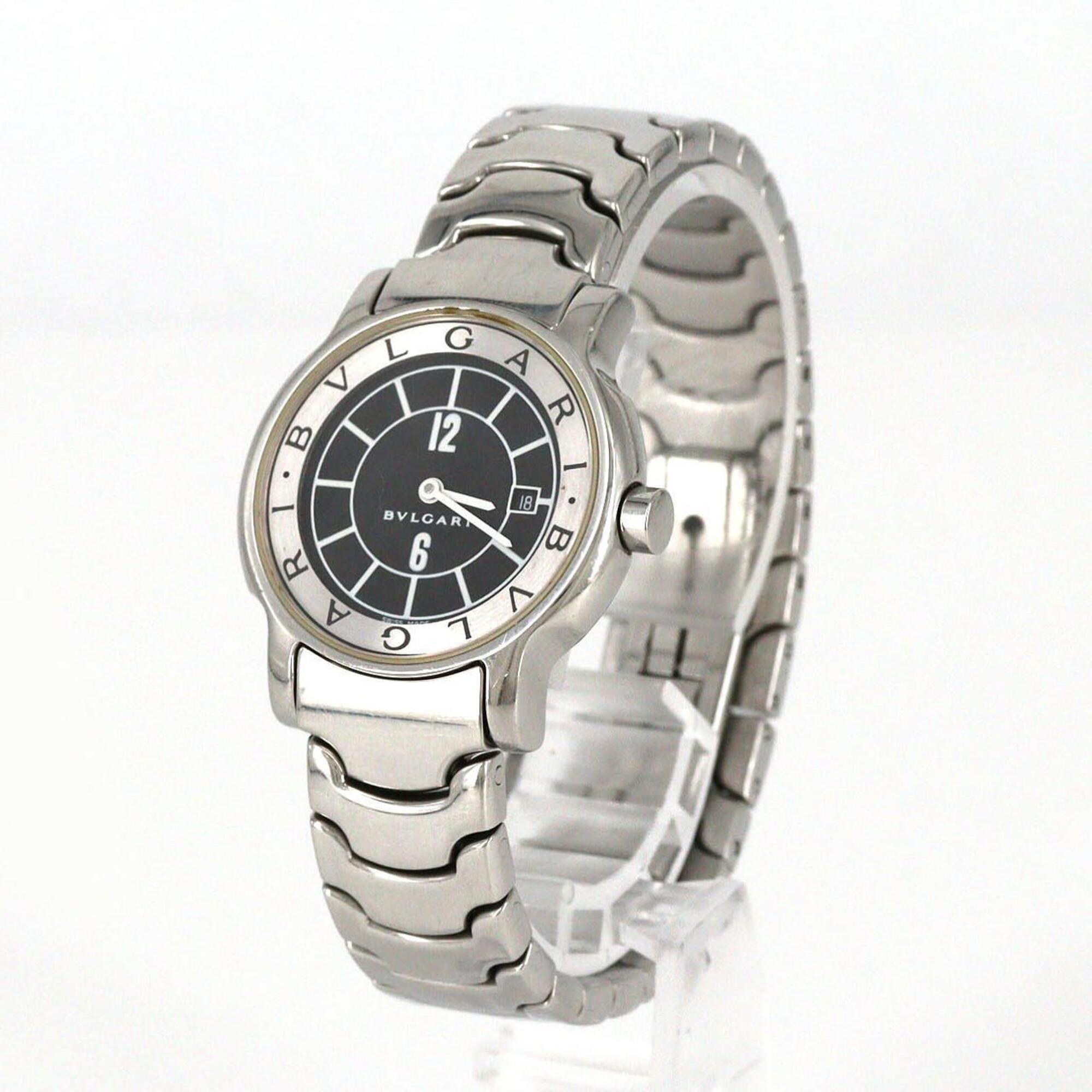 Bulgari Solotempo ST29S ST29BSSD Stainless Steel Quartz