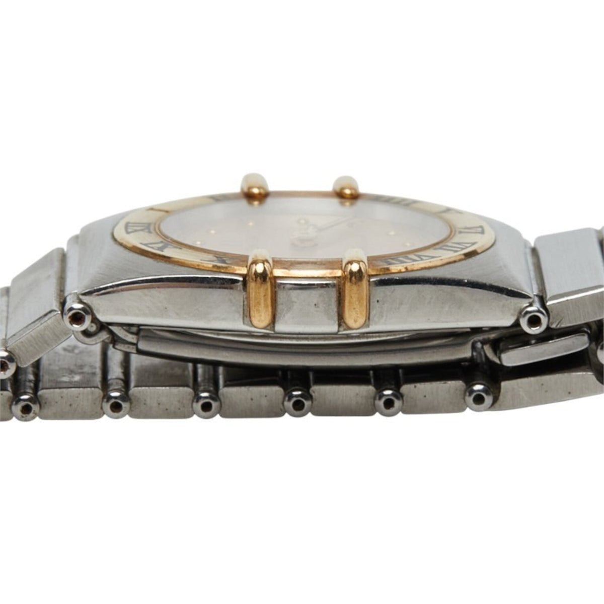 Omega Constellation mit goldenem Zifferblatt, 21 mm Uhr