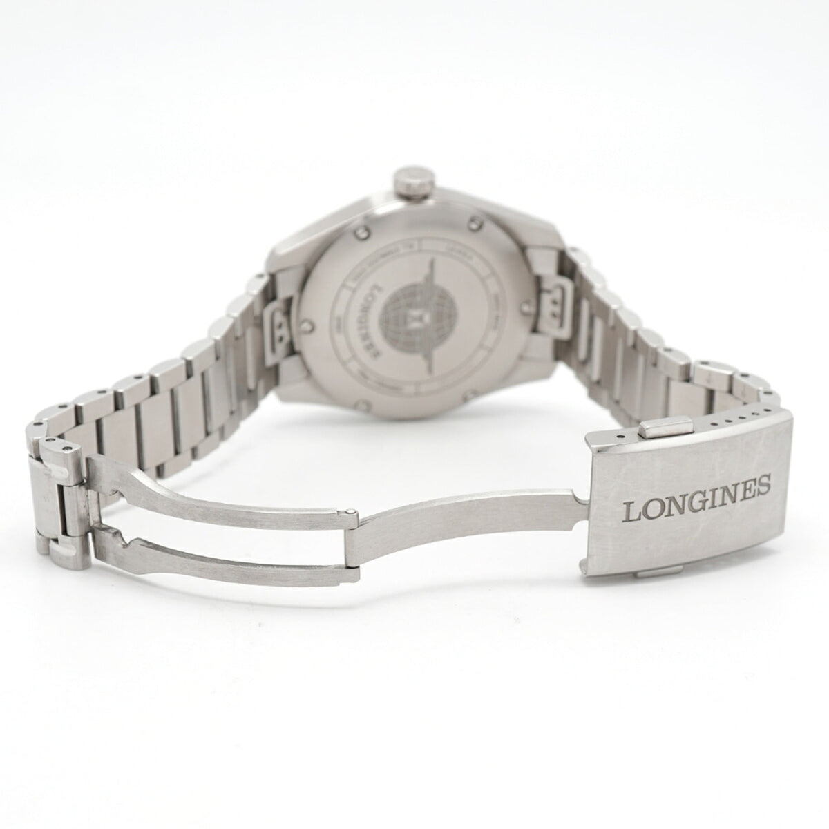 Montre Longines Spirit L3.410.4.63.6, cadran argenté, 37 mm