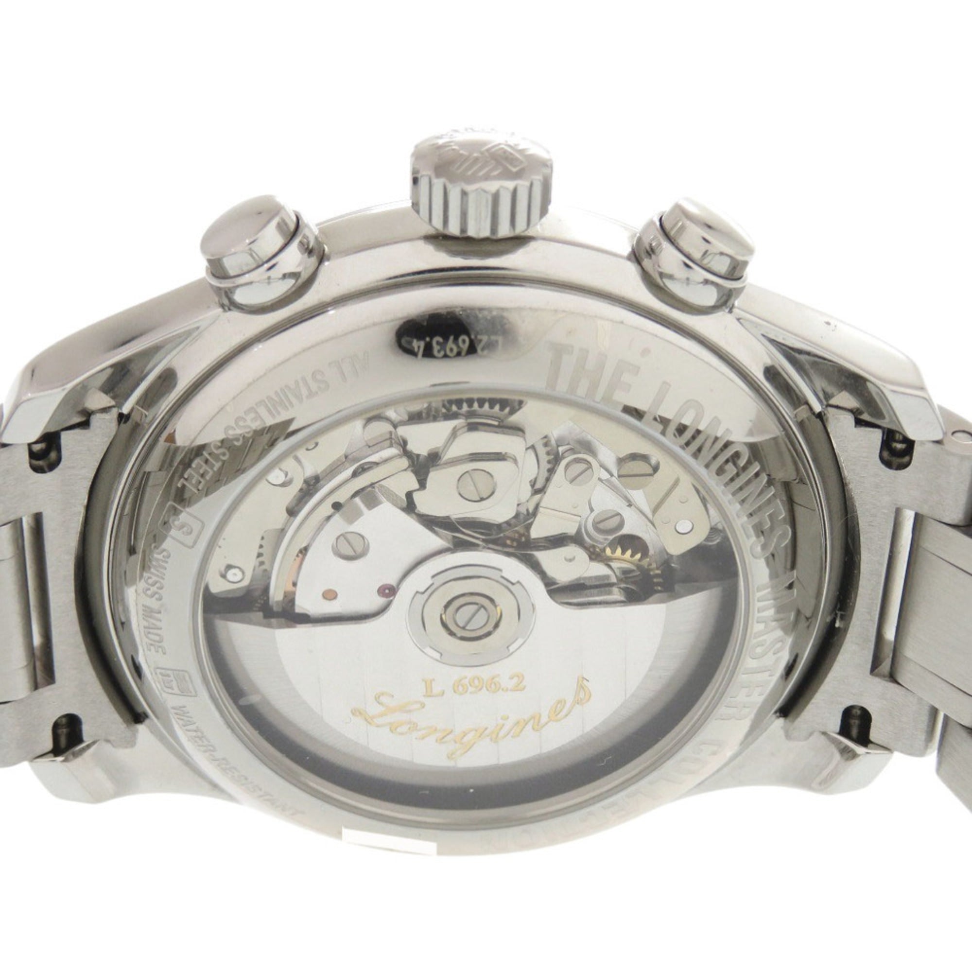 Longines Master Collection L2.693.4.78.6 roestvrijstalen horloge met witte wijzerplaat, zilverkleurig, automatisch, 1583 LONGINES