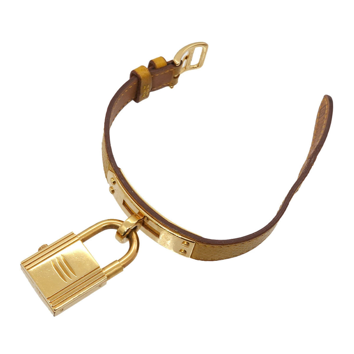 Hermes Kelly GZl1ldz3 Gold Dial 20mm Watch