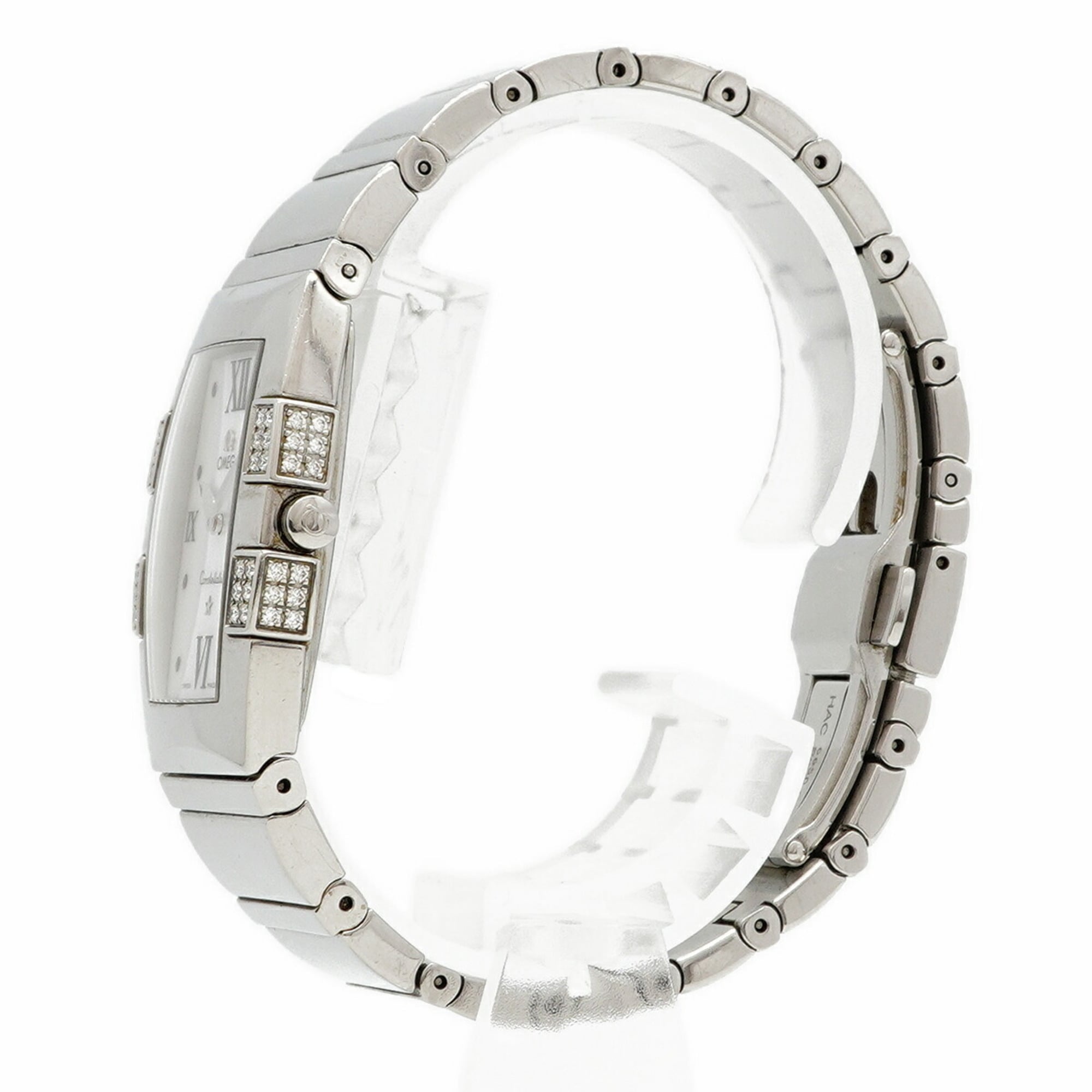 Omega Constellation Quadrella 1586.70 White Dial Women's Watch