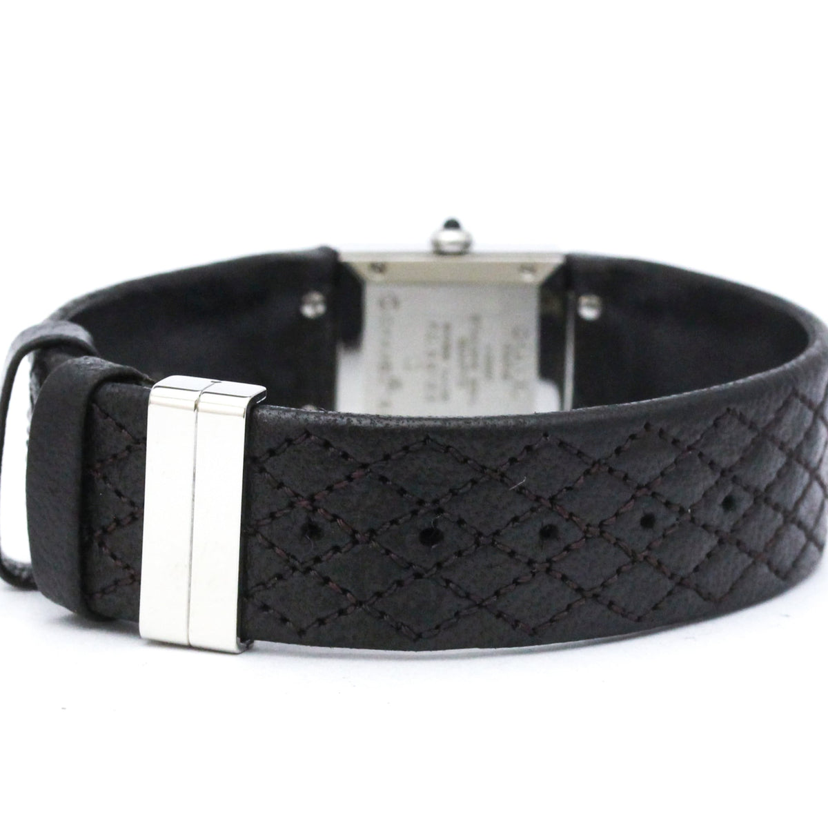Chanel Matelasse H0116 horloge met zwarte wijzerplaat, 19 mm