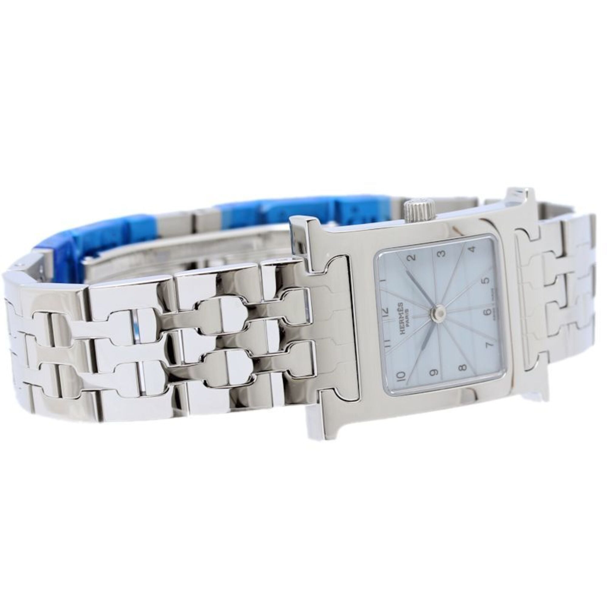 HERMES H-Watch HH1.210.632/4804 Damenuhr aus Edelstahl /40407