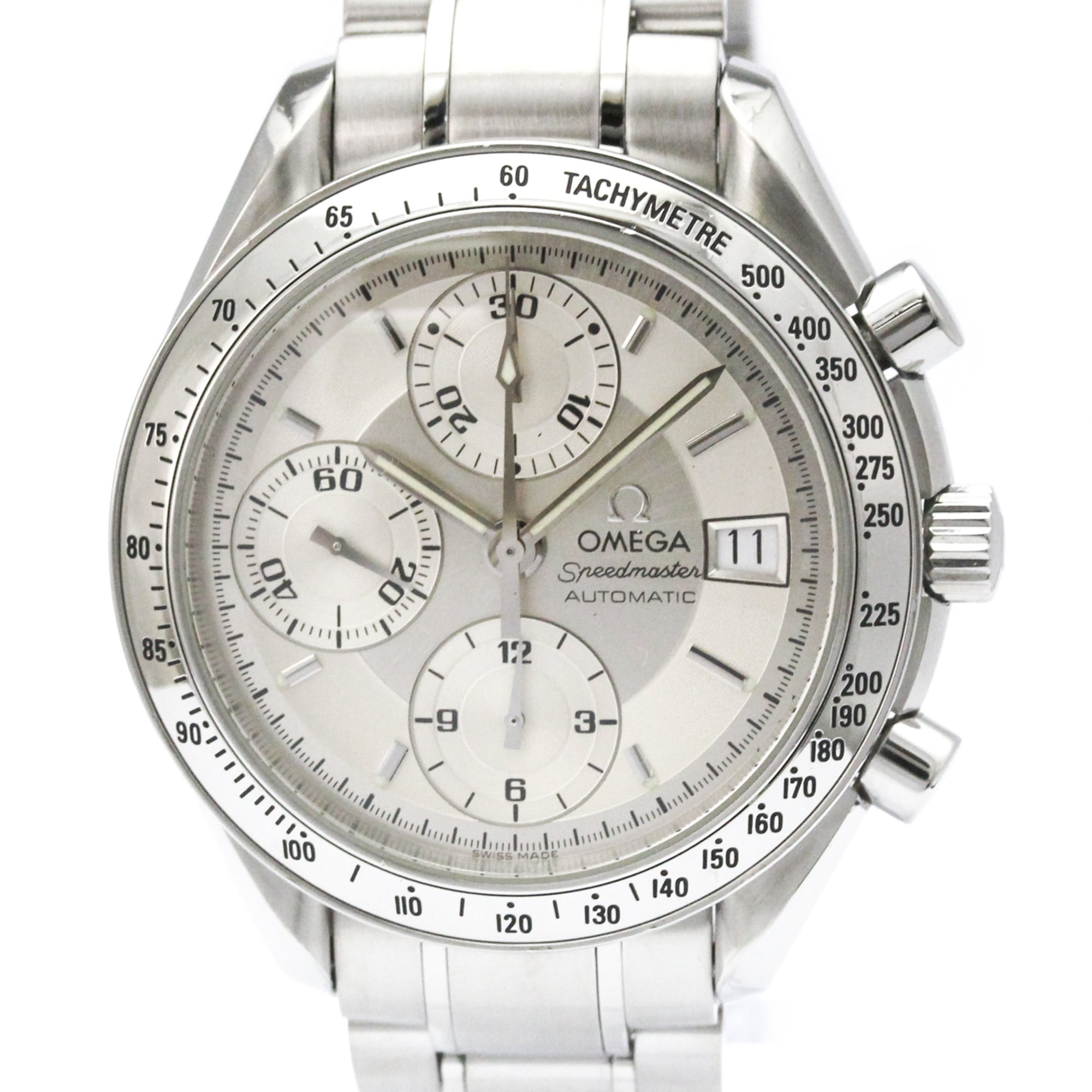 Omega Speedmaster 3513.3 Silver Dial 39mm Watch