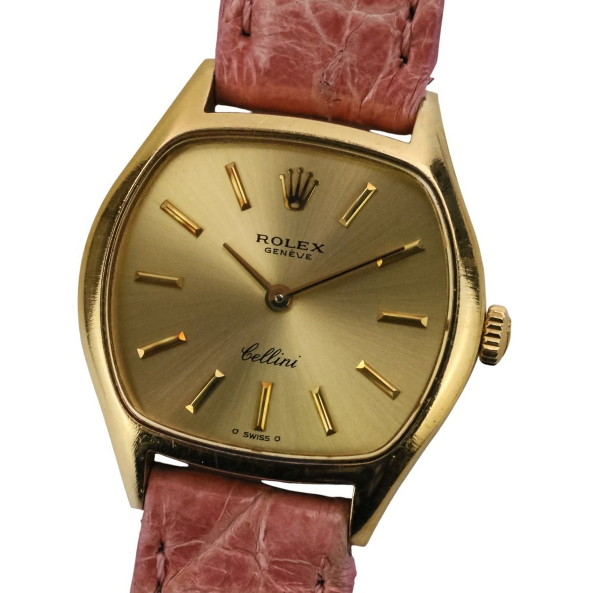 Rolex Cellini Gold Dial 26mm Watch