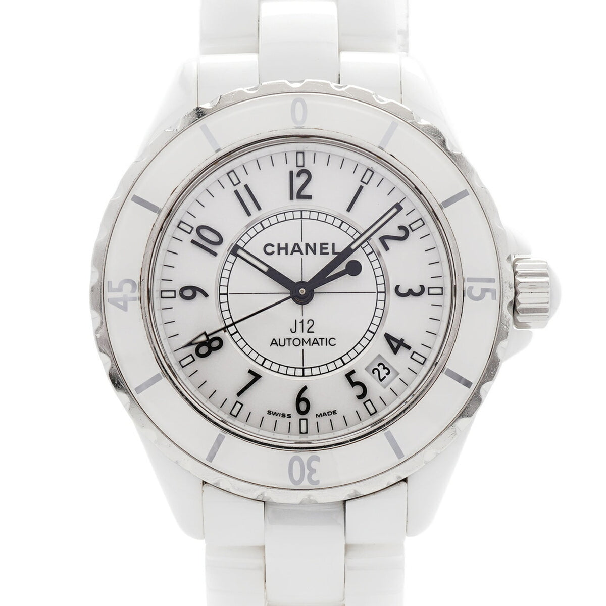 Chanel J12 H0970 White Dial 39mm Watch
