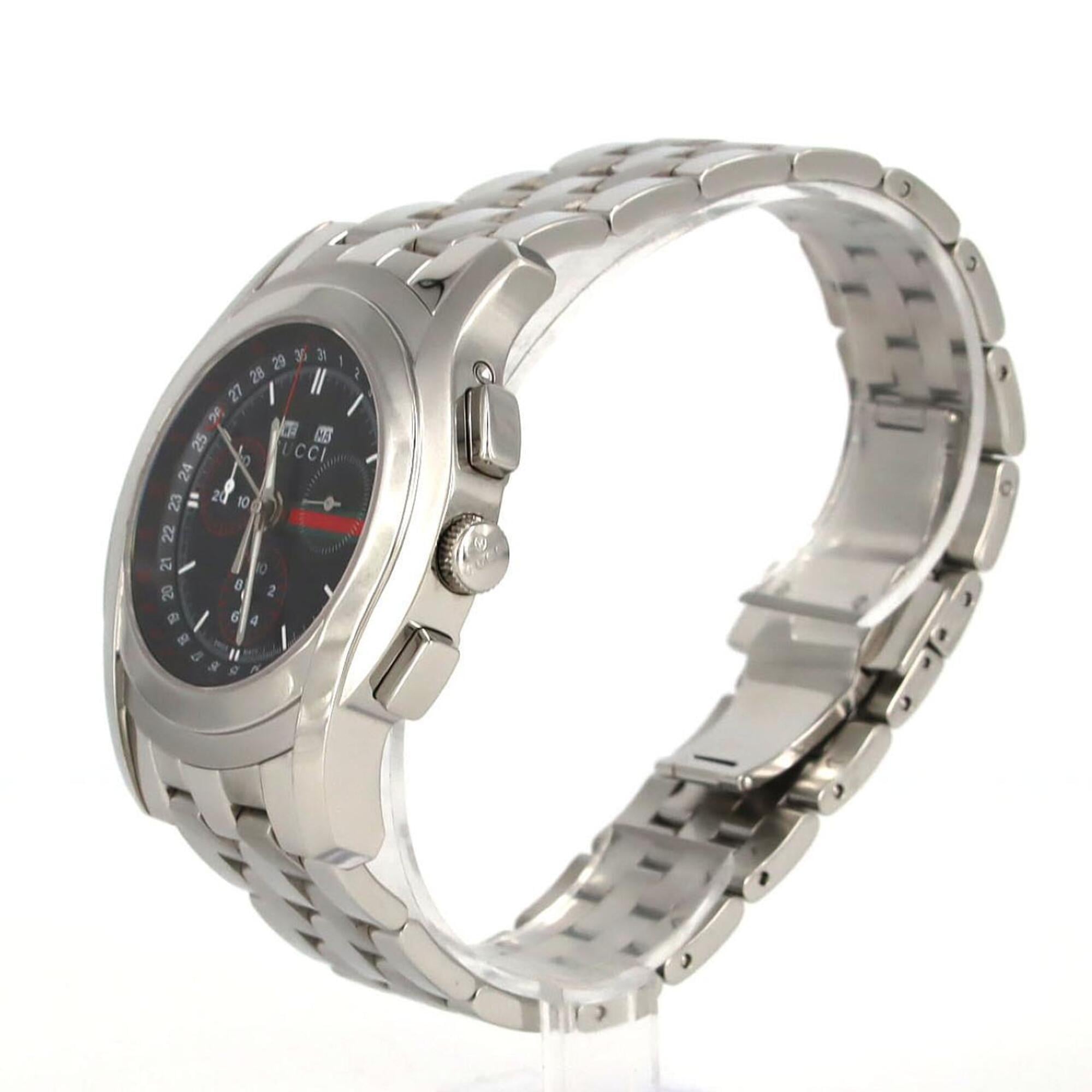 Gucci 5500CHRONO YA055206 SS Quartz Watch