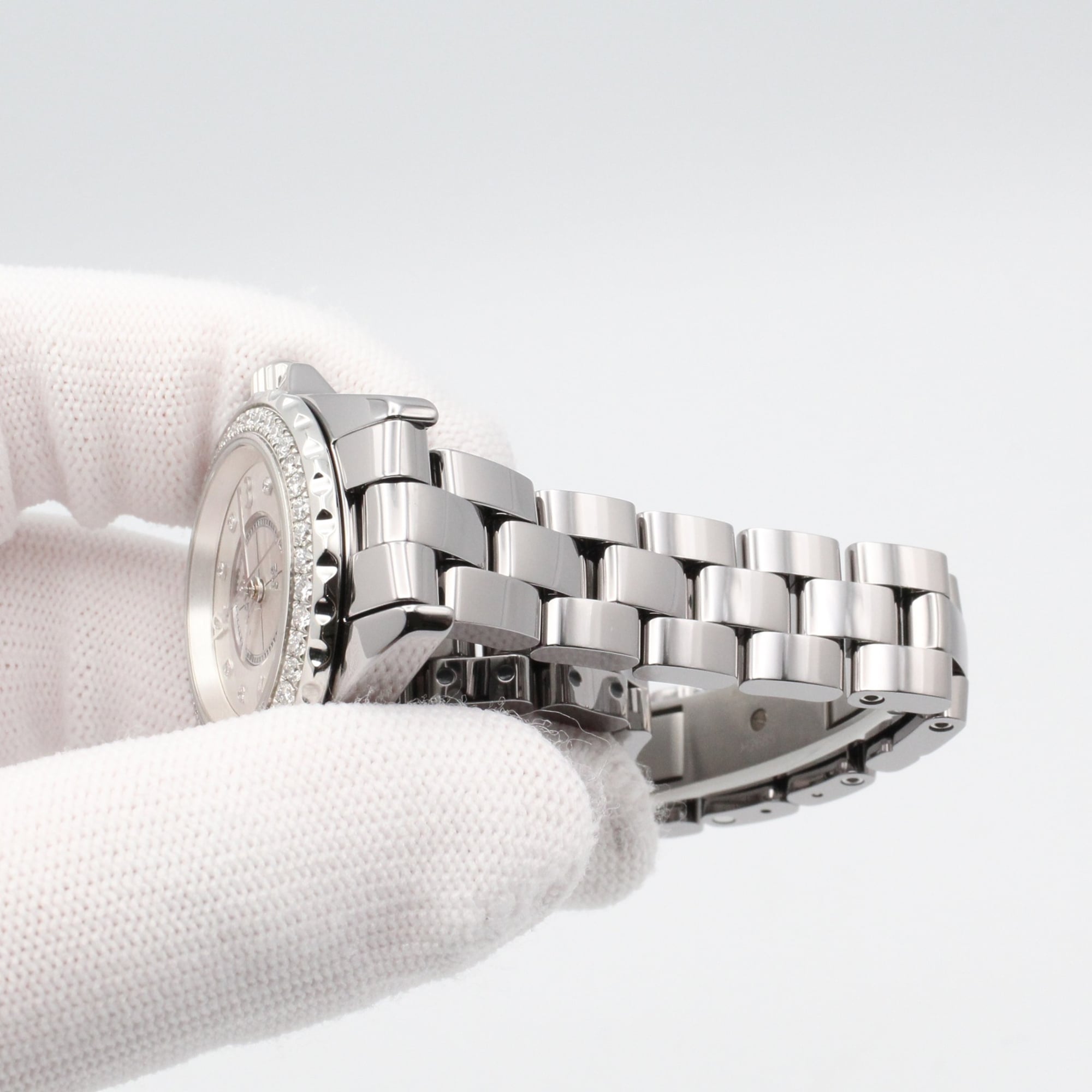 Chanel J12 H3402 Silver Dial Ceramic, titanium 28mm Watch