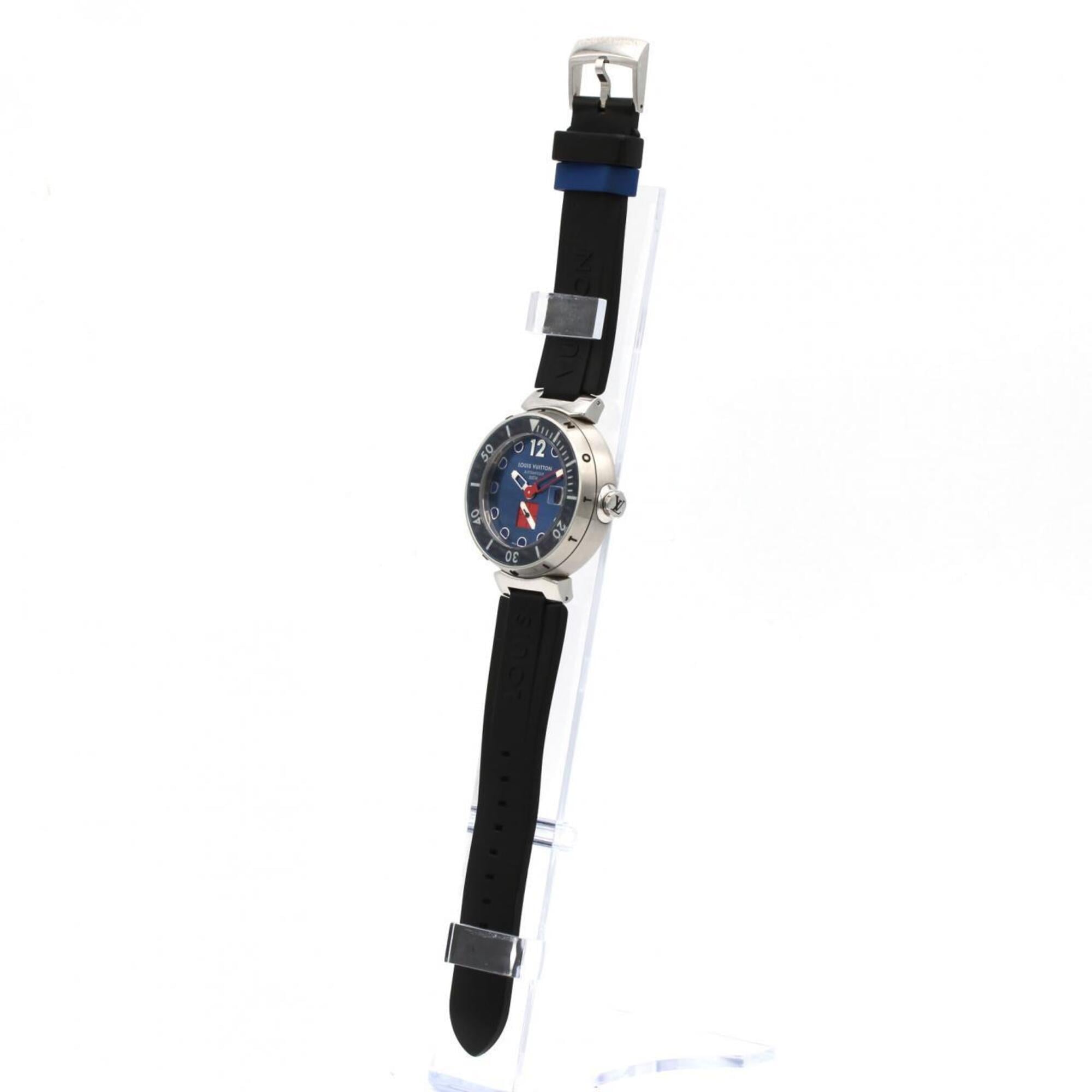 Louis Vuitton Tambour Diving Blue Q103F Blue Dial 44mm Watch
