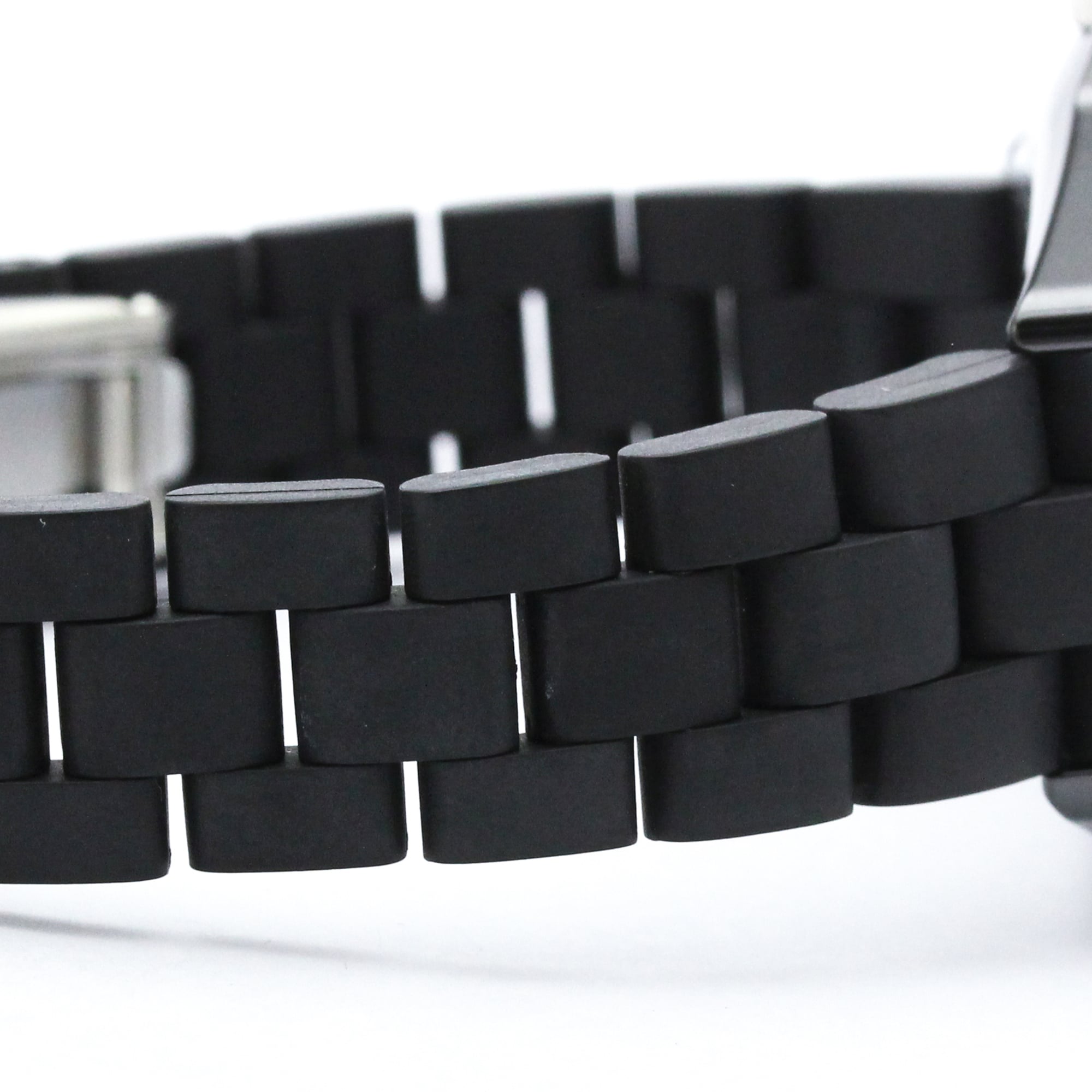 CHANEL J12 Ceramic Rubber Quartz Ladies Watch H0681 Polished