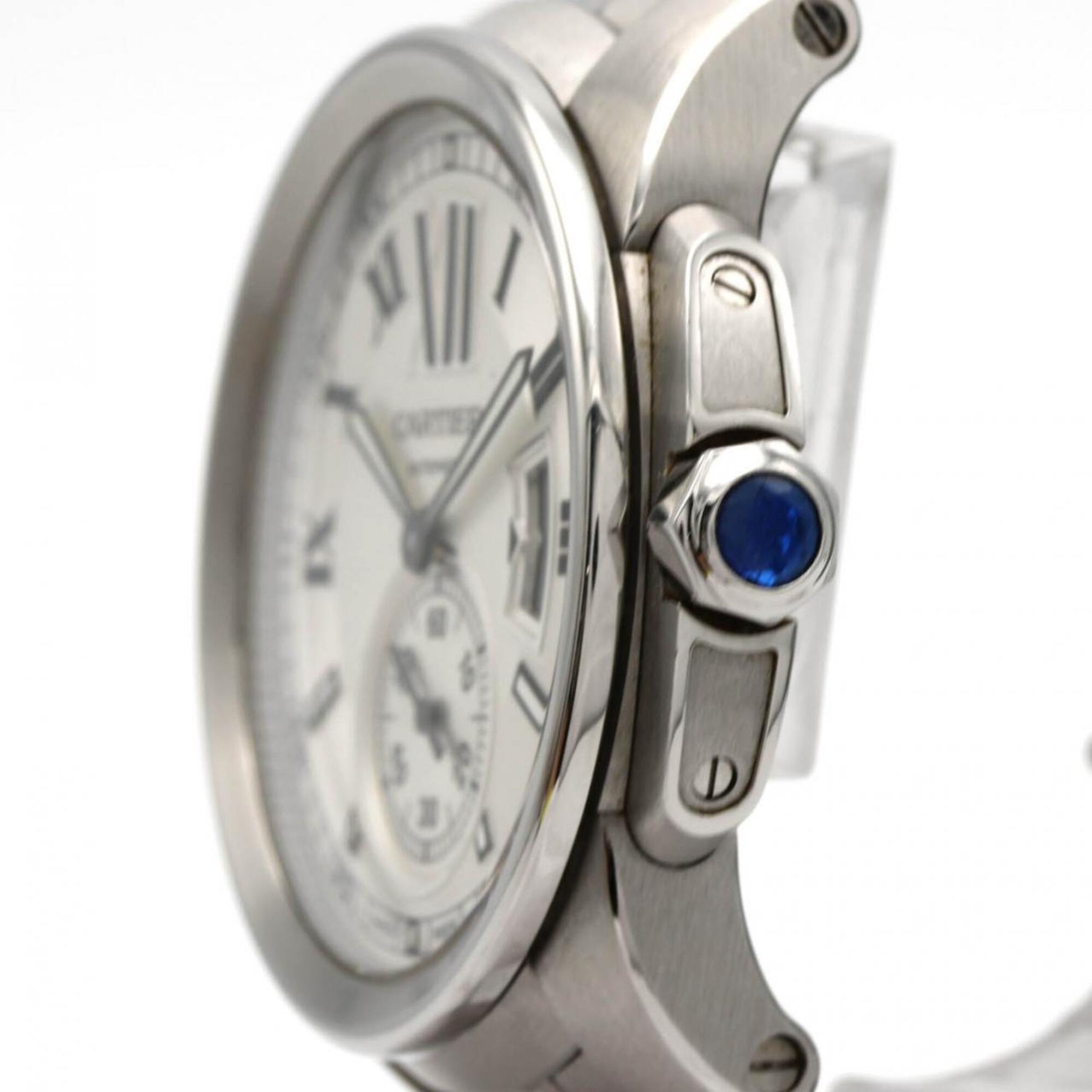 Cartier Calibre de LM W7100015 Silber Zifferblatt 42 mm Uhr