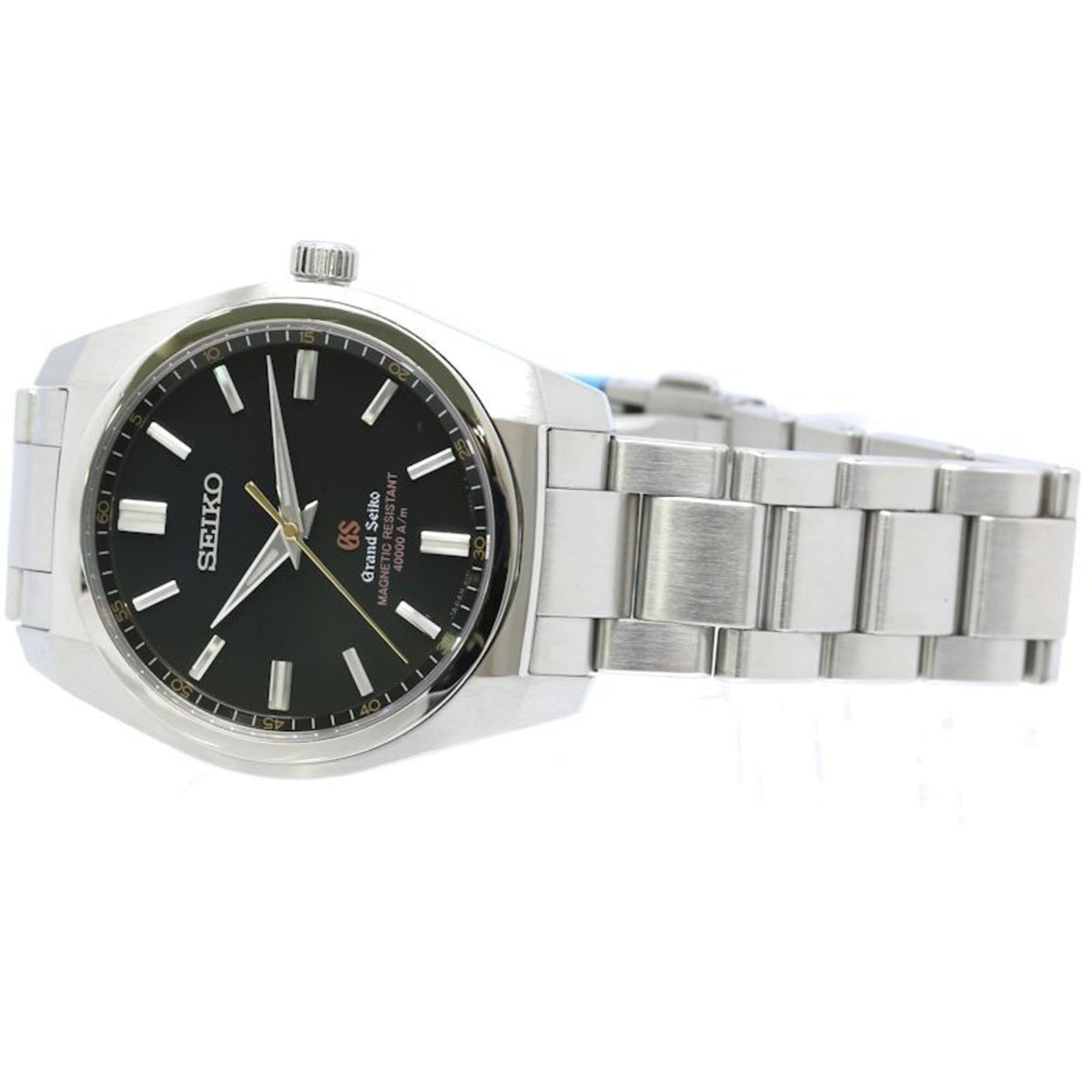 Grand Seiko Grand Seiko 9F Quartz met verbeterde antimagnetische bescherming, gelimiteerde oplage van 500 stuks SBGX089 SBGX089 9F61-0AE0 Zwarte wijzerplaat 39mm Horloge