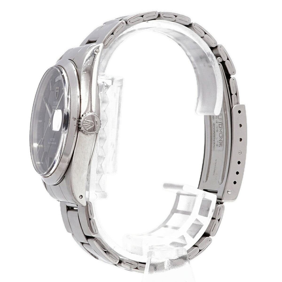 Tudor Oyster Prince Date-Day 94500 horloge met zwarte wijzerplaat, 35 mm
