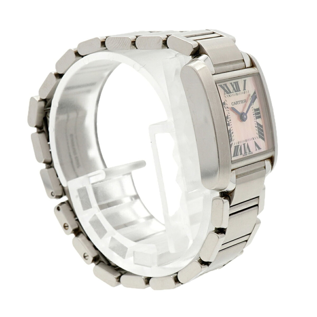 Cartier Tank Française SM W51028Q3 Pink Dial 20mm Watch