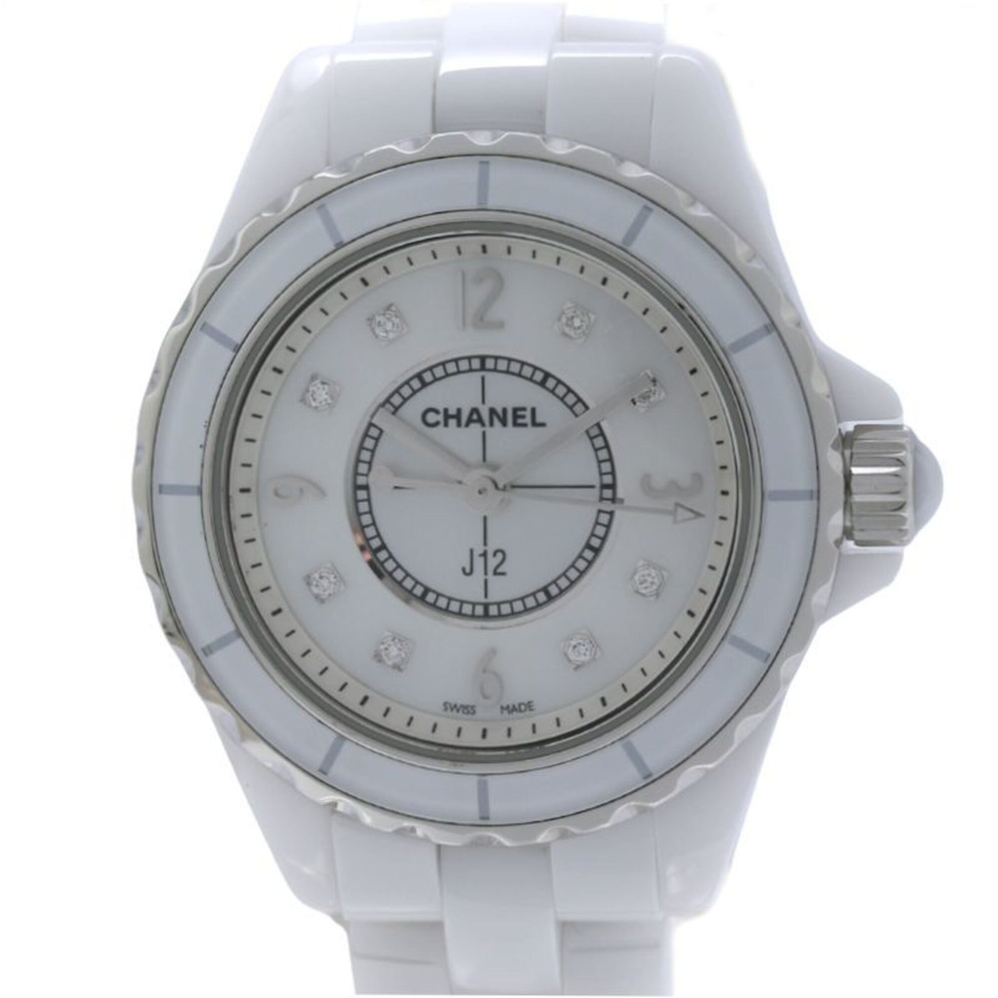 Chanel J12 H2570 White Dial Ceramic, Stainless steel 29mm Watch