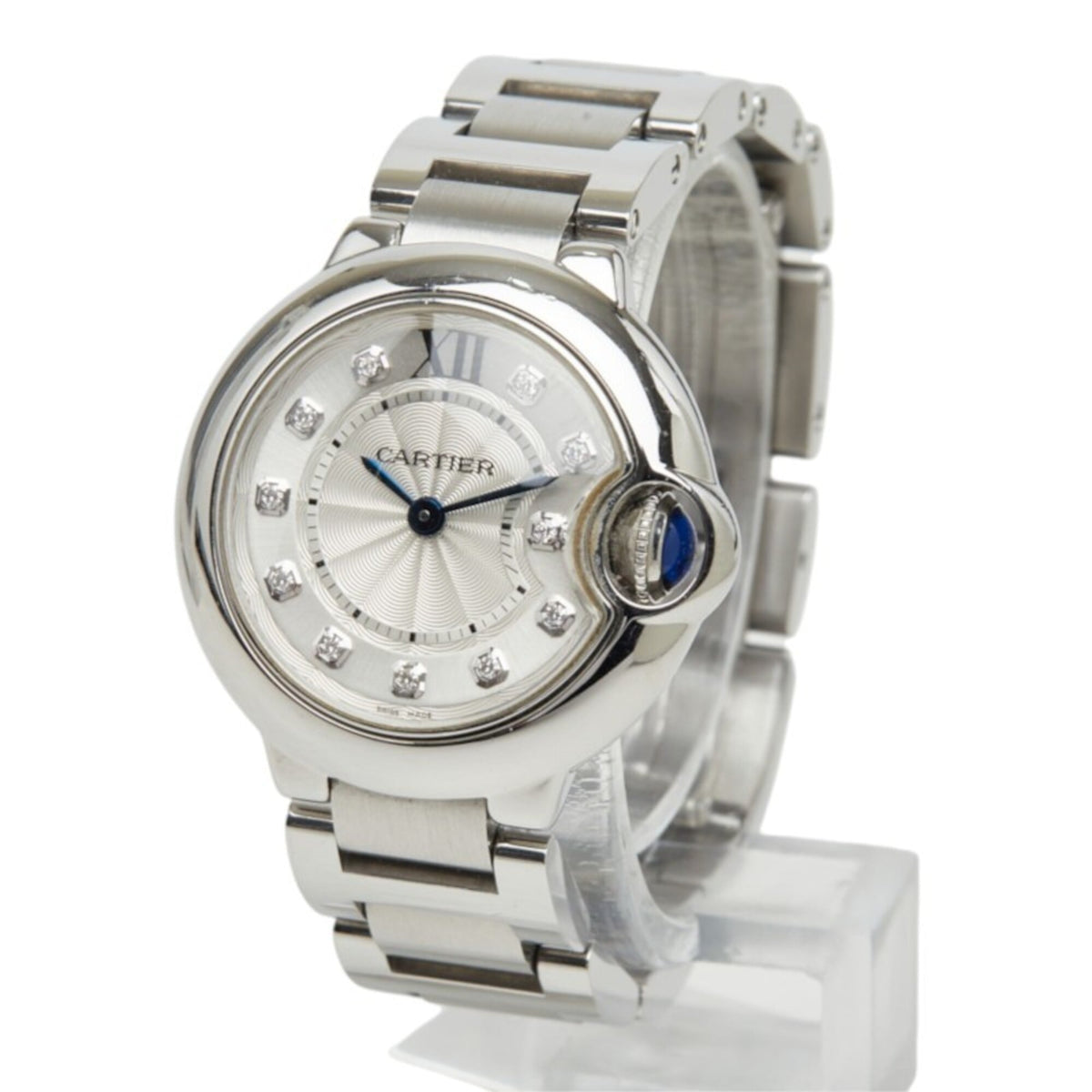 Montre Cartier Ballon Bleu SM à cadran argenté, 28 mm