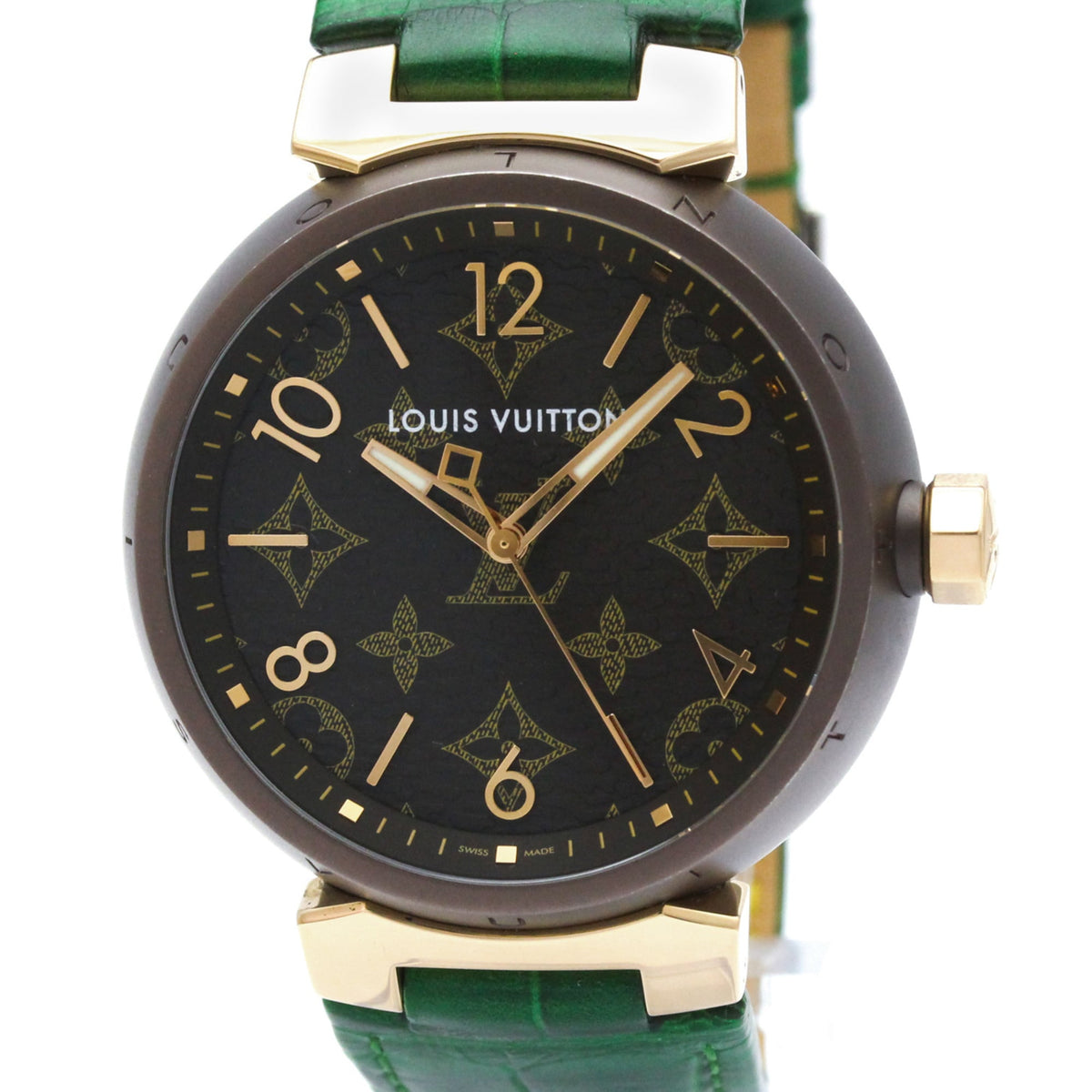Montre Louis Vuitton Tambour QA139Z Brun Cadran 39mm