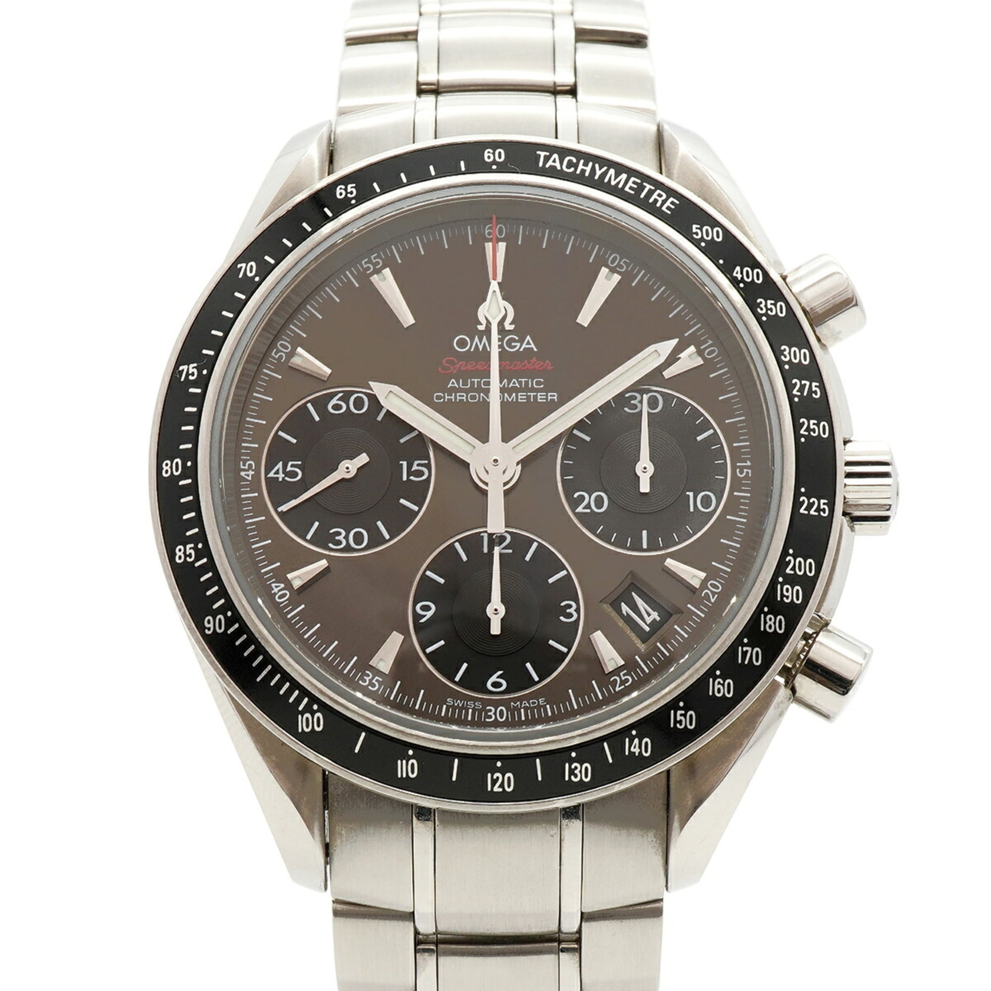 Omega Speedmaster Datum 323.30.40.40.06.001 mit grauem Zifferblatt 40mm Uhr