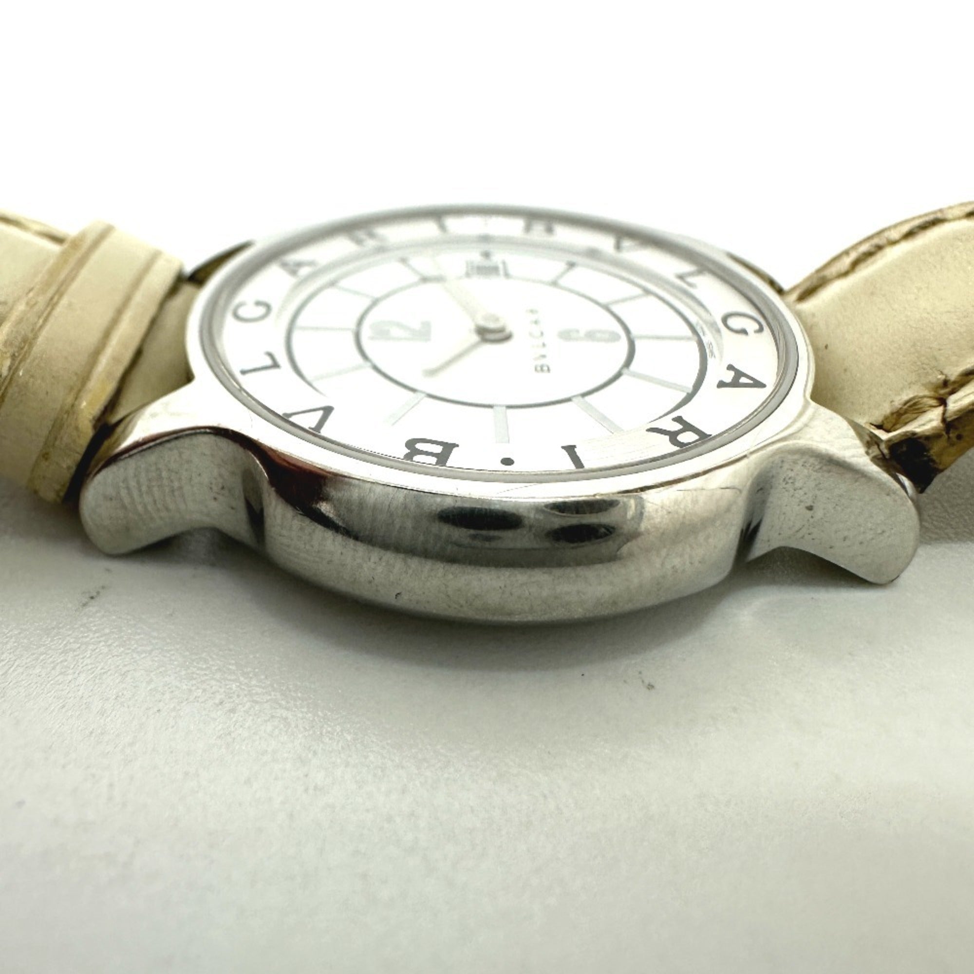 Bulgari Solotempo S-240202-4 White Dial 29mm Watch