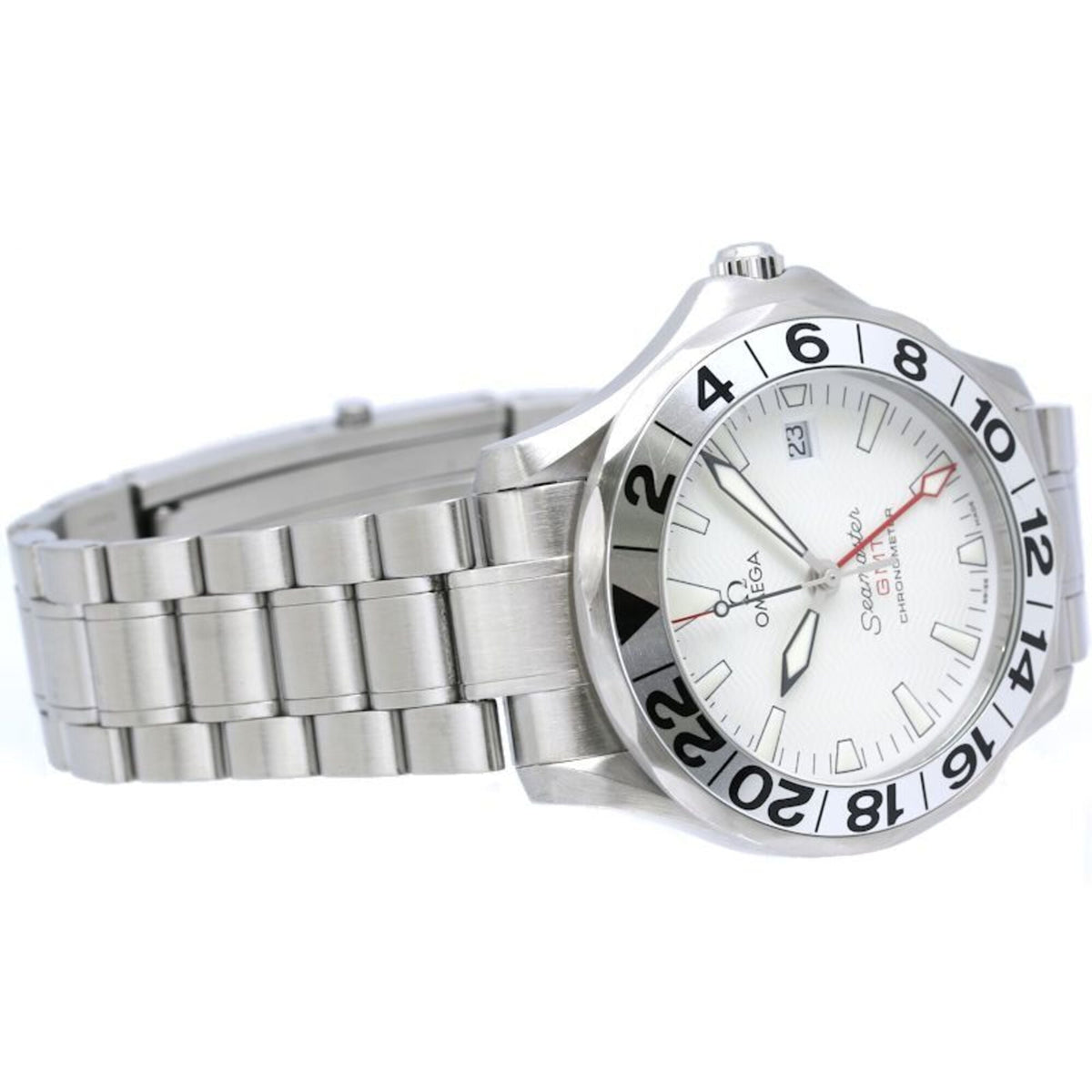 Omega Seamaster GMT 2538.20.00 White Dial 41mm Watch