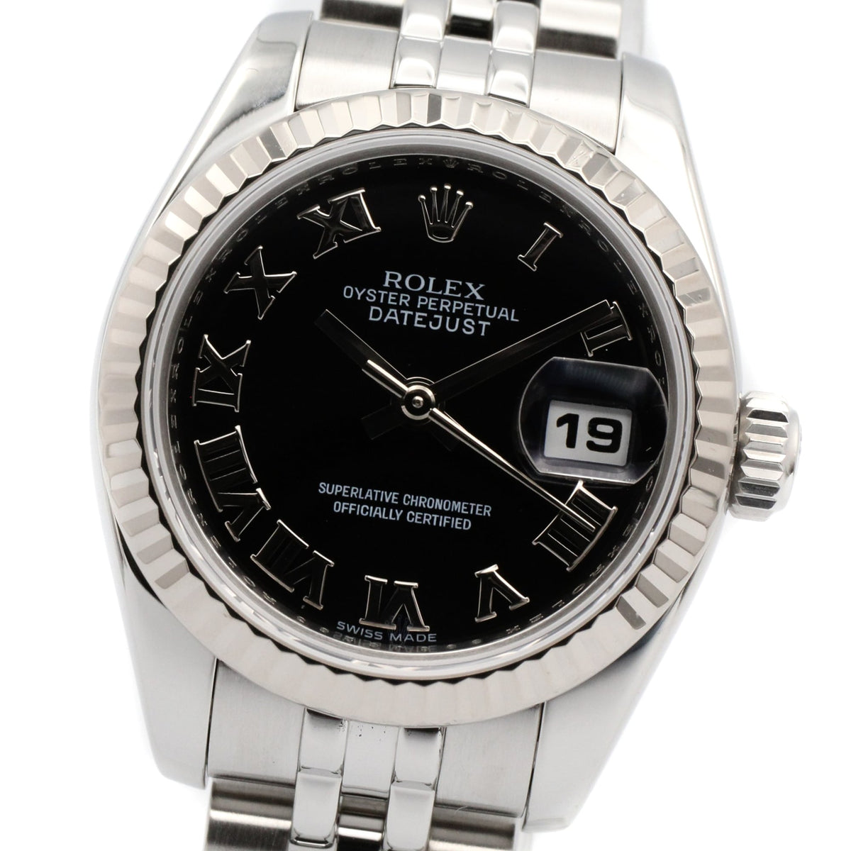 Rolex Datejust 179174 Black Dial 26mm Watch