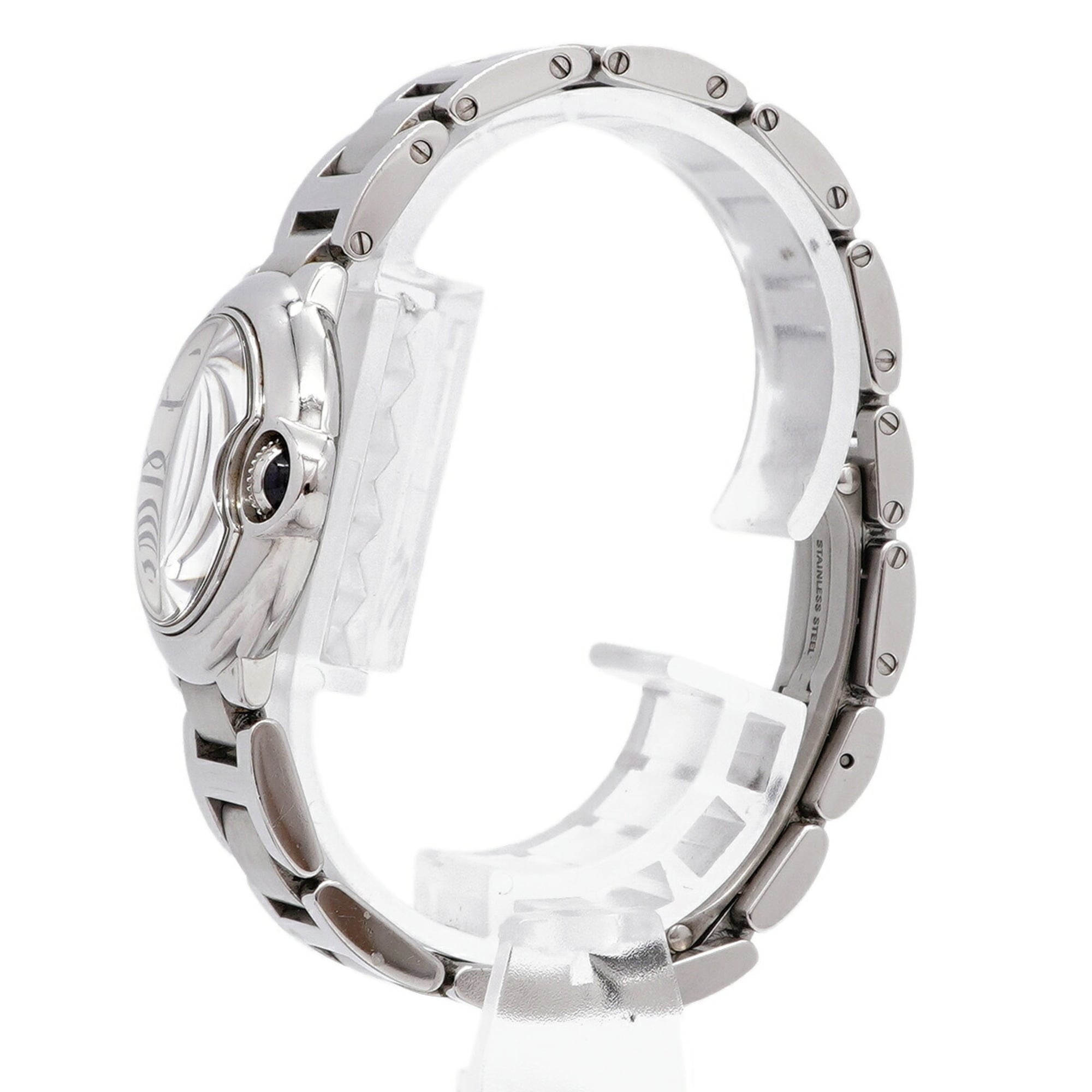 Montre Cartier Ballon Bleu SM W69010Z4, cadran argenté, 28 mm