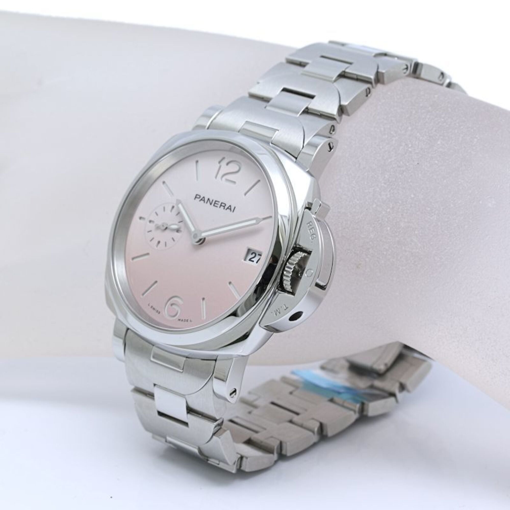 PANERAI Luminor Due Pastello PAM01319 Powder Pink Z-serial Women's Watch Stainless Steel 40442