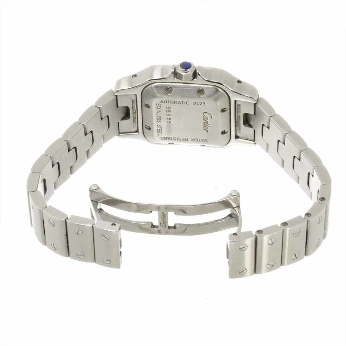 Cartier Santos Galbee SM W20054D6 Silber Zifferblatt 24 mm Uhr