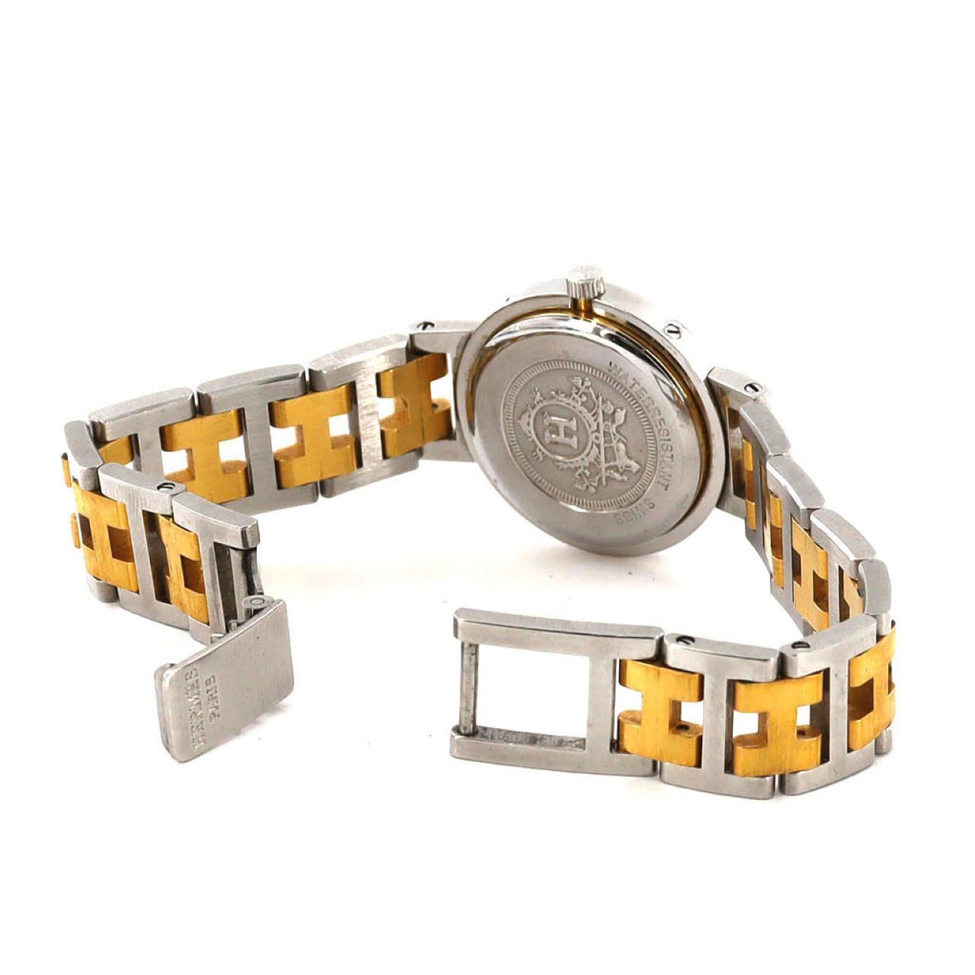 Hermes Clipper combinatie SSxGP kwartshorloge