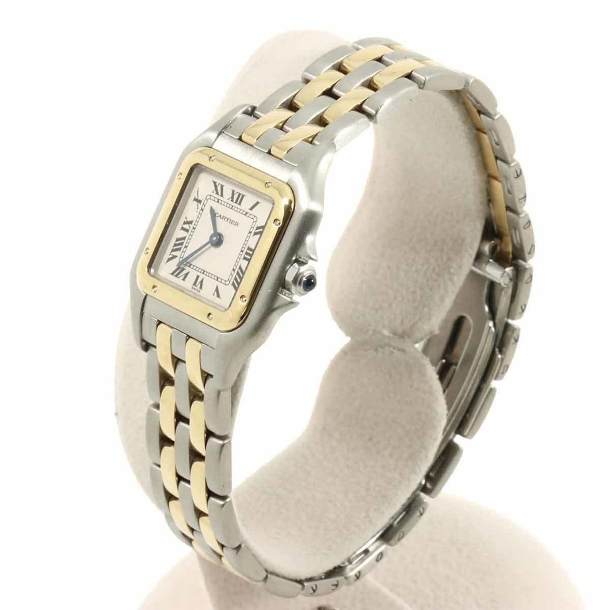 Cartier Panthère SM 2-reihig W25029B6 Elfenbein Zifferblatt 22 mm Uhr