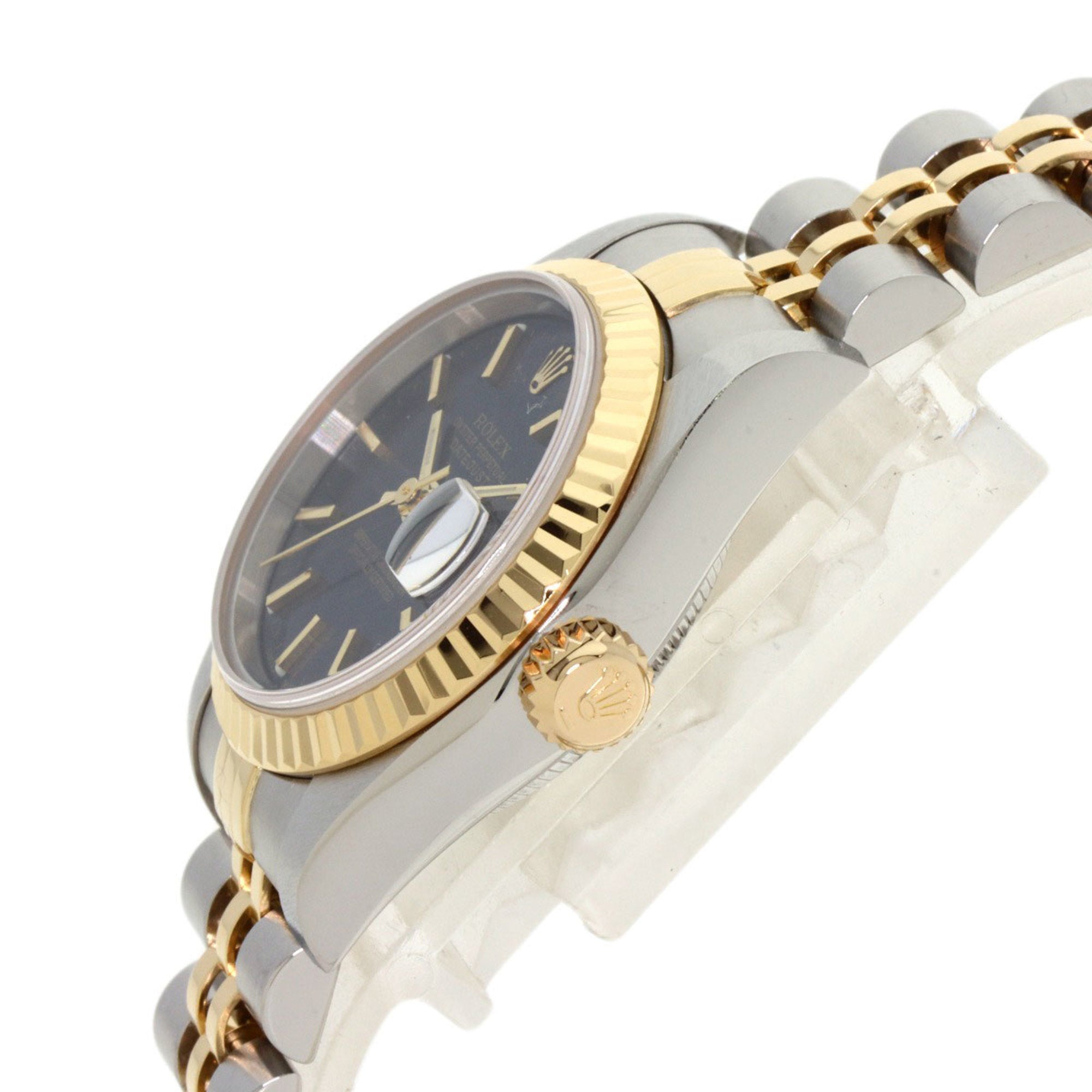 Rolex 79173 Datejust Uhr aus Edelstahl SSxK18YG für Damen ROLEX