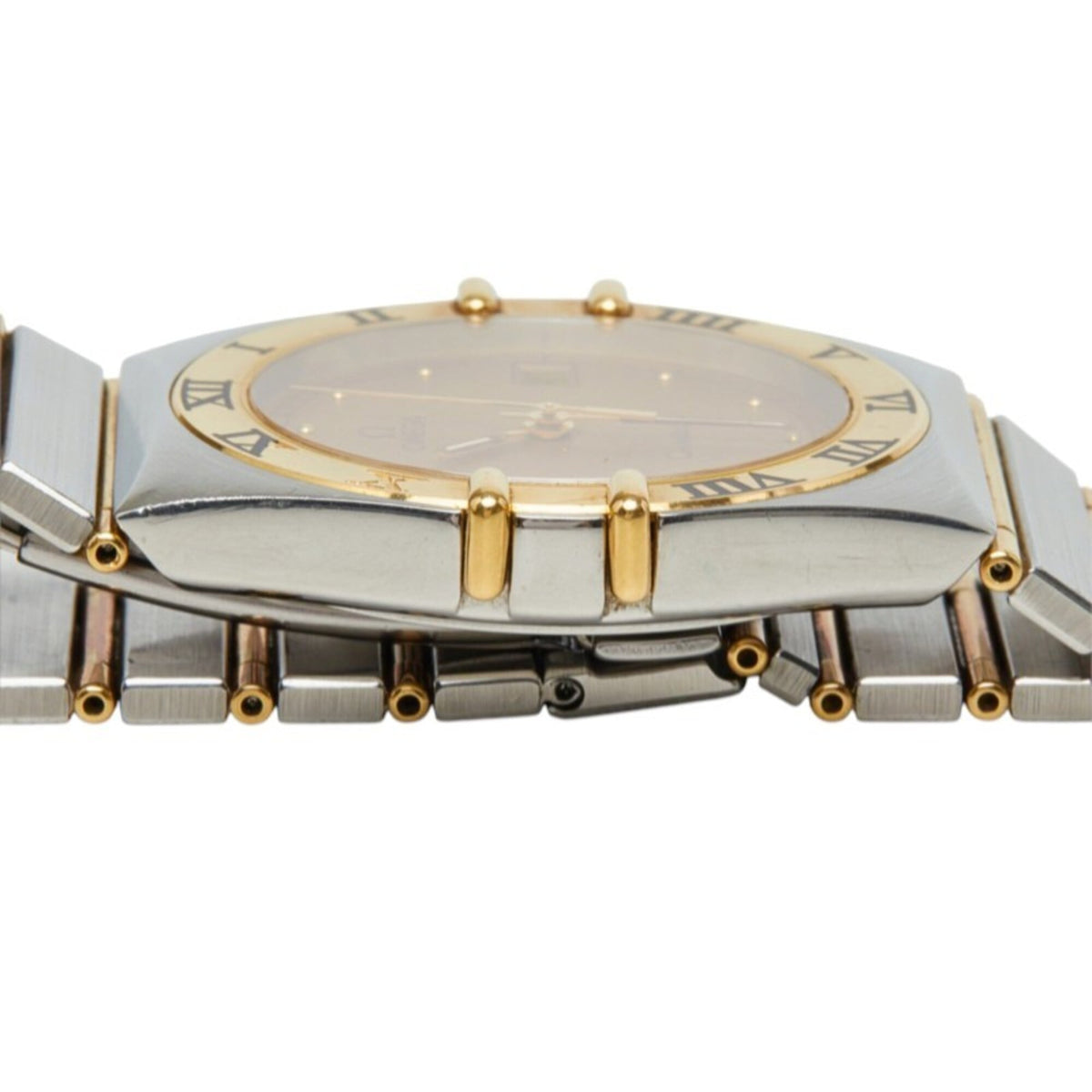 Omega Constellation 1210.1 mit goldenem Zifferblatt, 32 mm Uhr