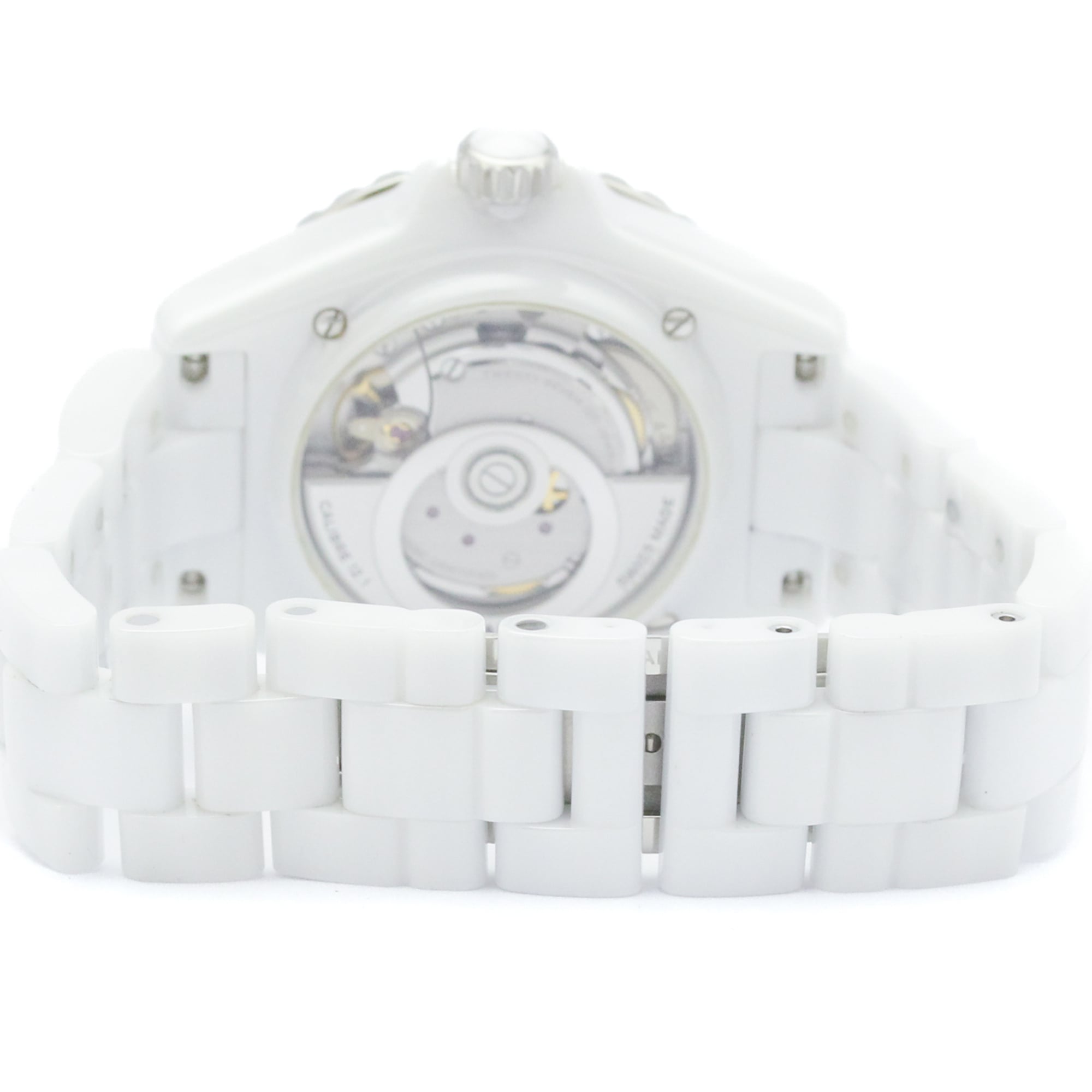 CHANEL J12 Phantom Ceramic Automatic Mens Watch H6186 Polished